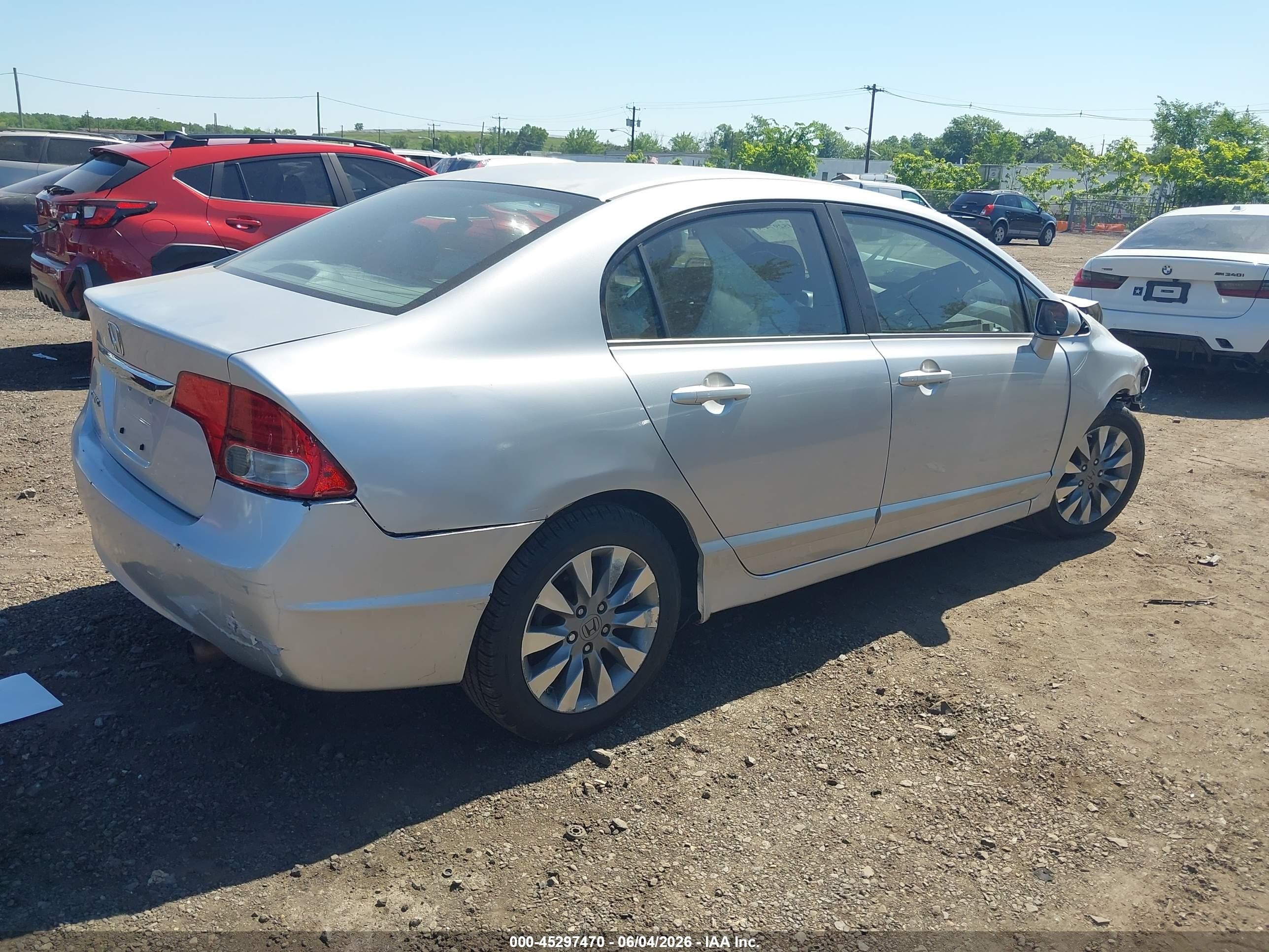 2009 Honda Civic Ex Silver vin: 2HGFA16809H352287