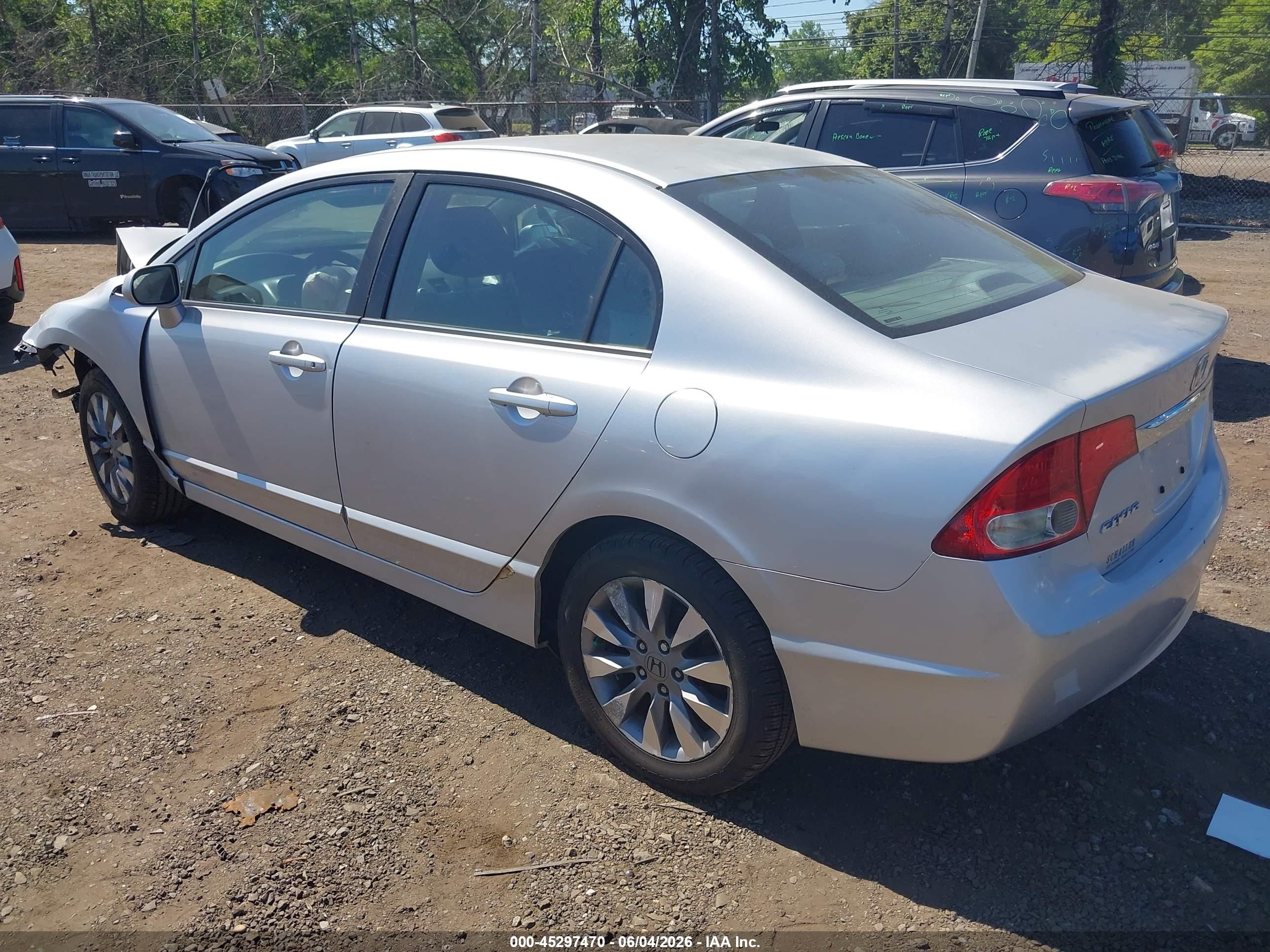 2009 Honda Civic Ex Silver vin: 2HGFA16809H352287
