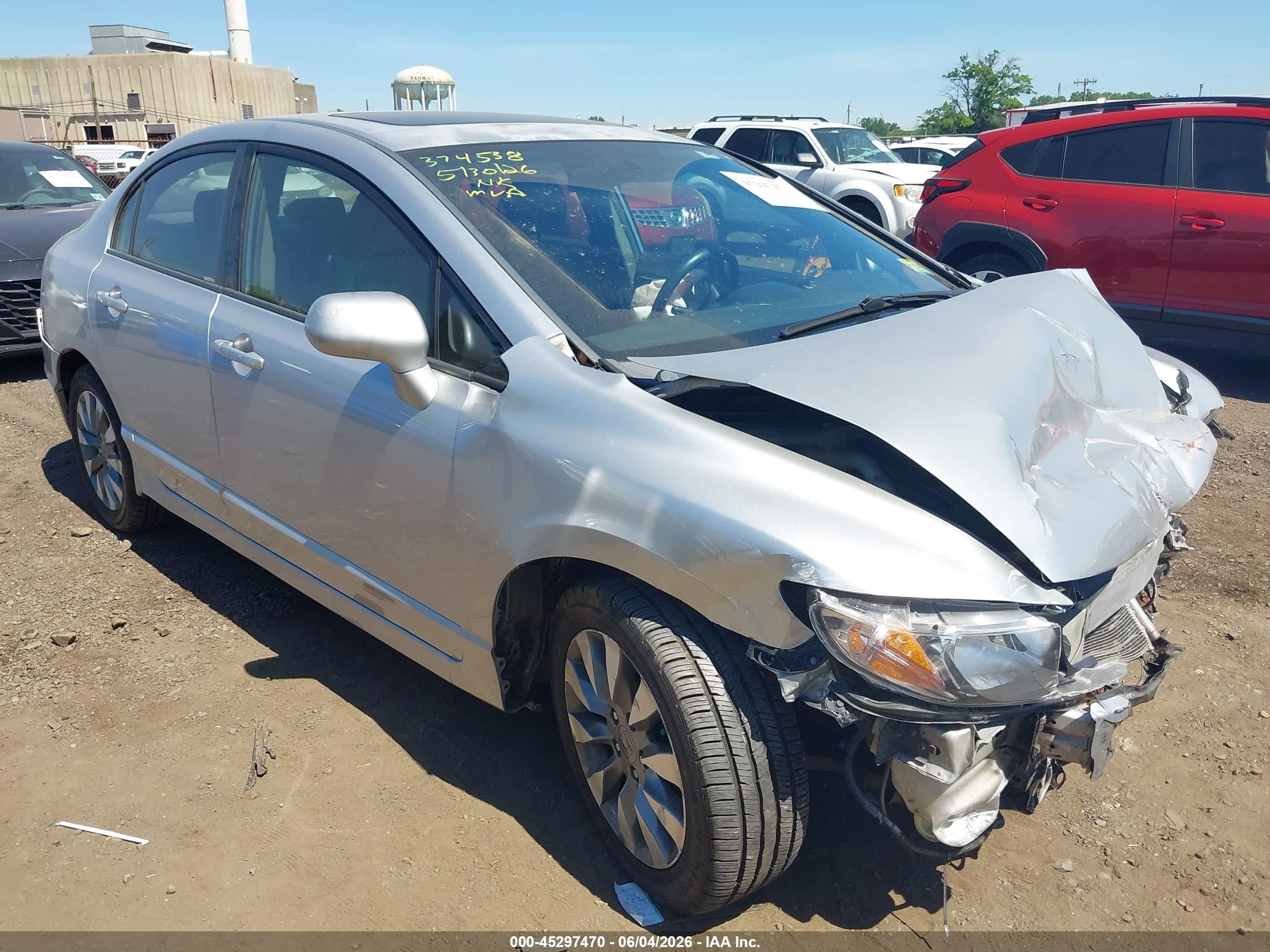 2009 Honda Civic Ex Silver vin: 2HGFA16809H352287