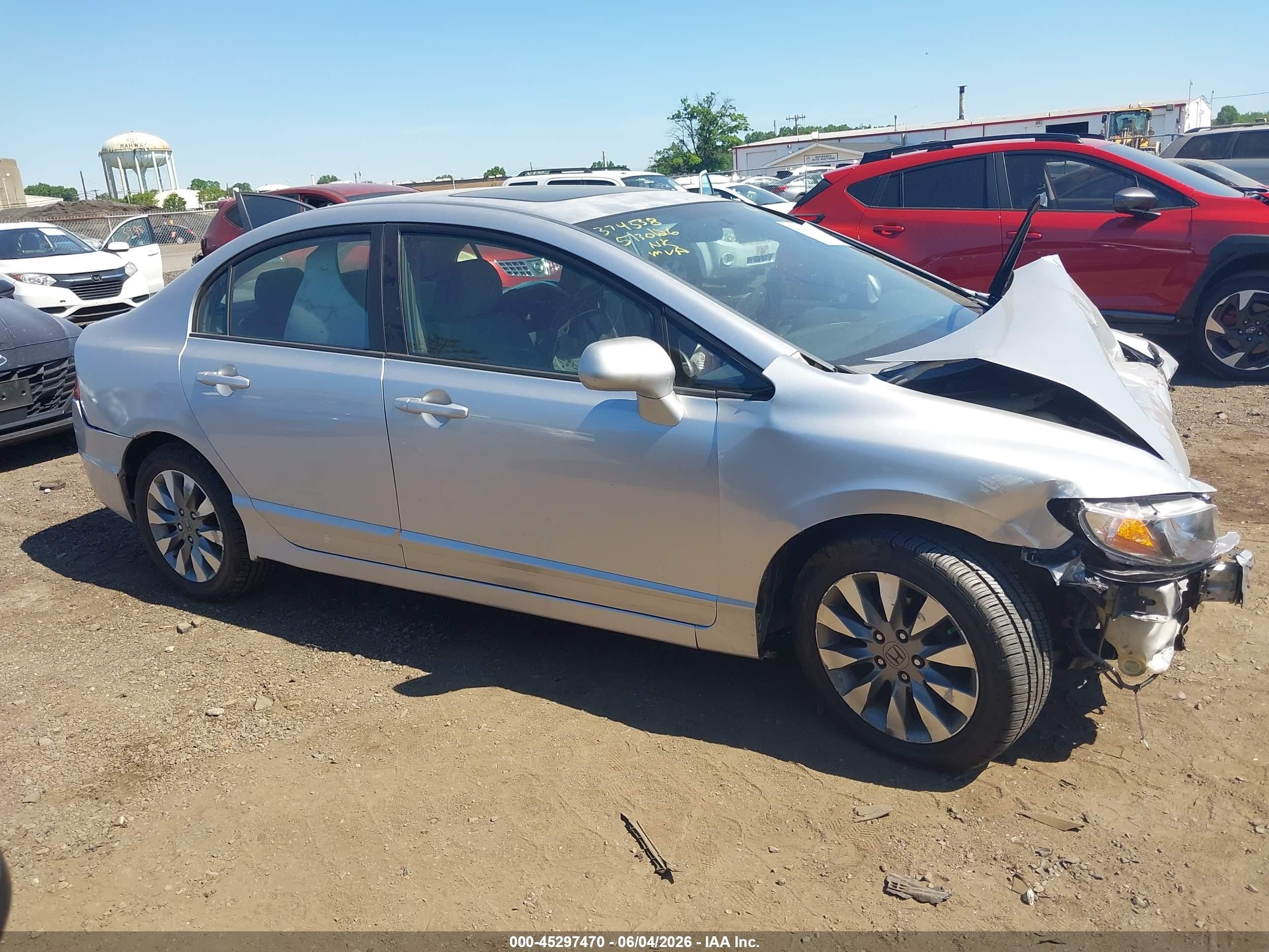 2009 Honda Civic Ex Silver vin: 2HGFA16809H352287