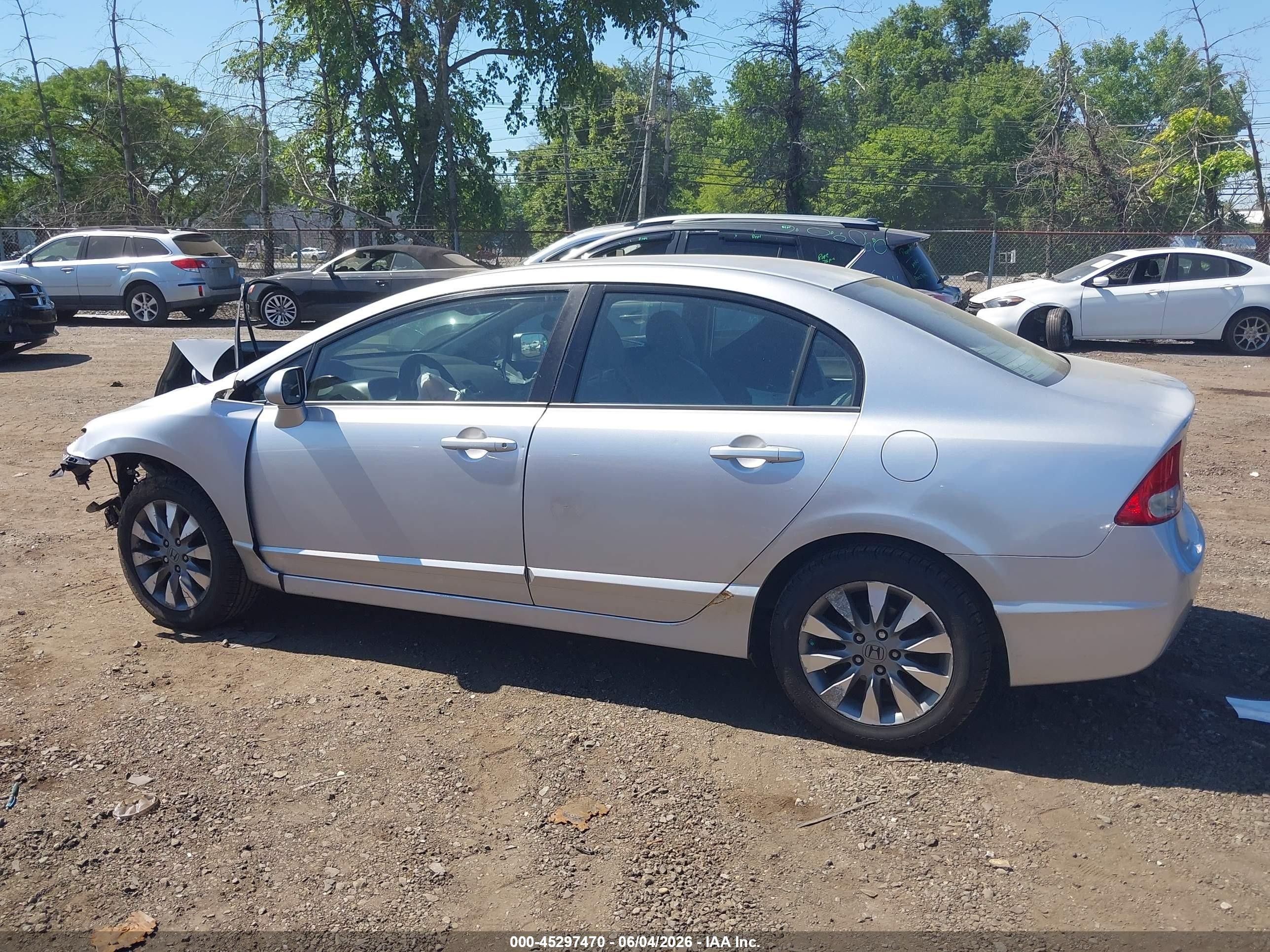 2009 Honda Civic Ex Silver vin: 2HGFA16809H352287