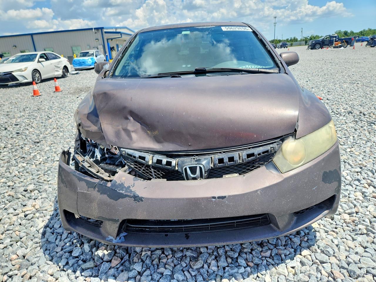 2009 Honda Civic Ex Brown vin: 2HGFA16809H538086