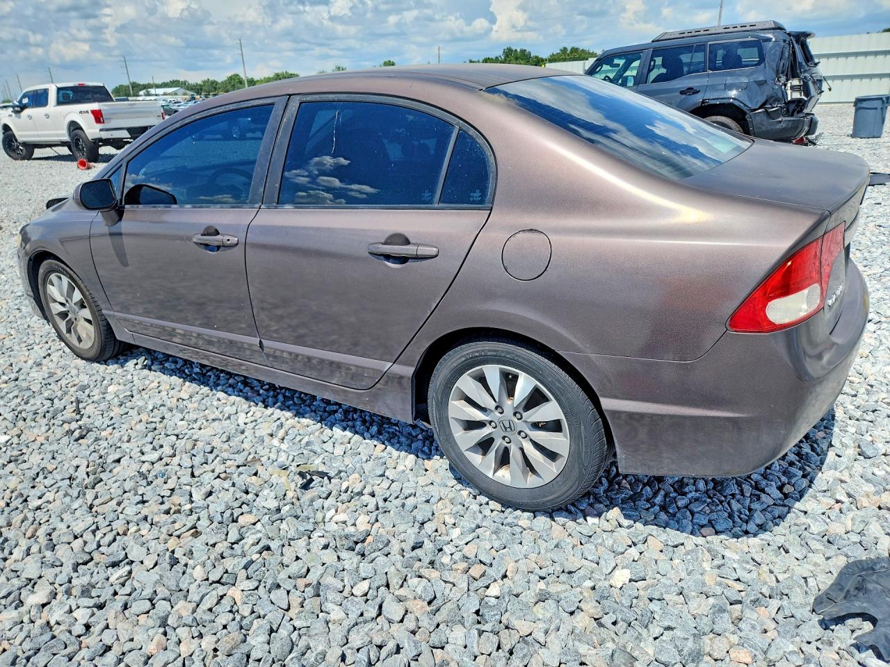 2009 Honda Civic Ex Brown vin: 2HGFA16809H538086