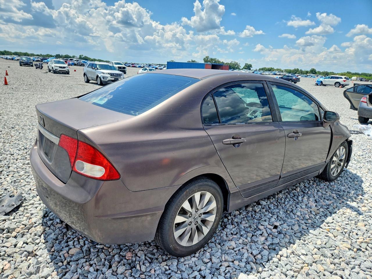 2009 Honda Civic Ex Brown vin: 2HGFA16809H538086