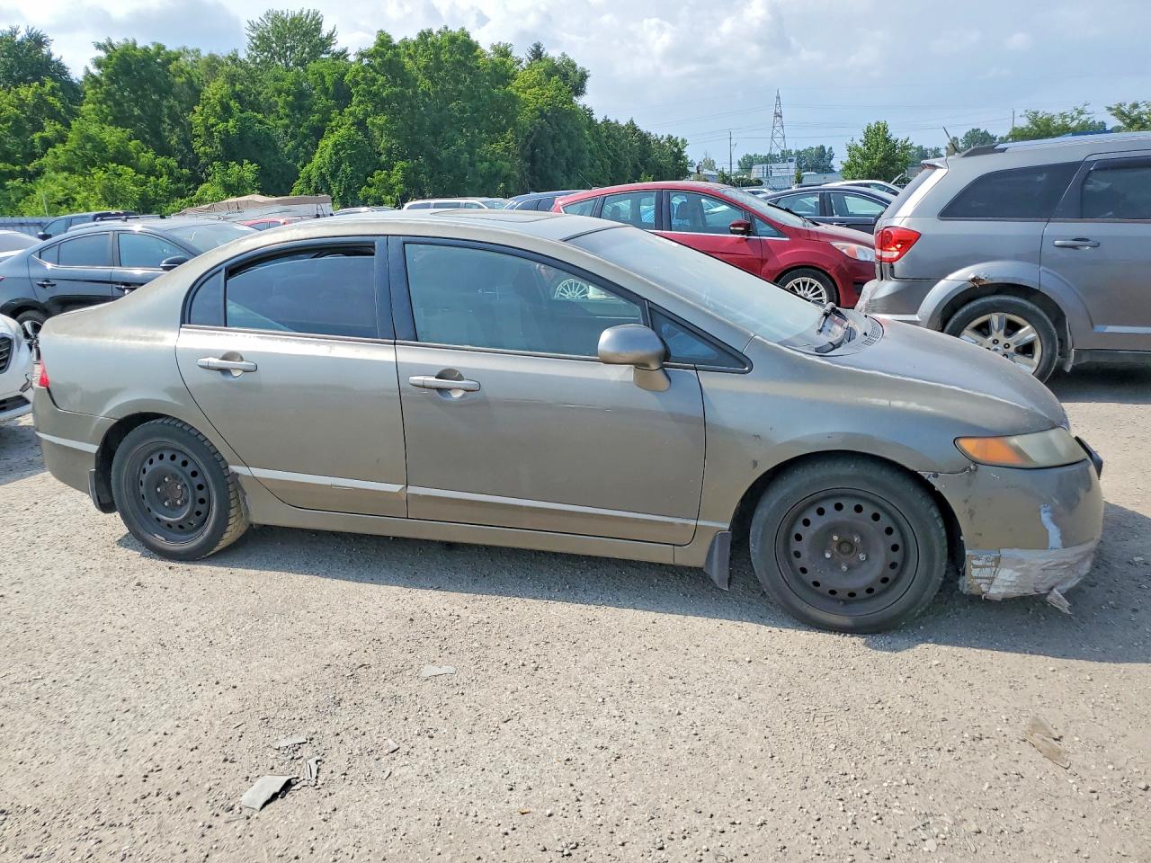 2006 Honda Civic Ex Gray vin: 2HGFA16816H028664