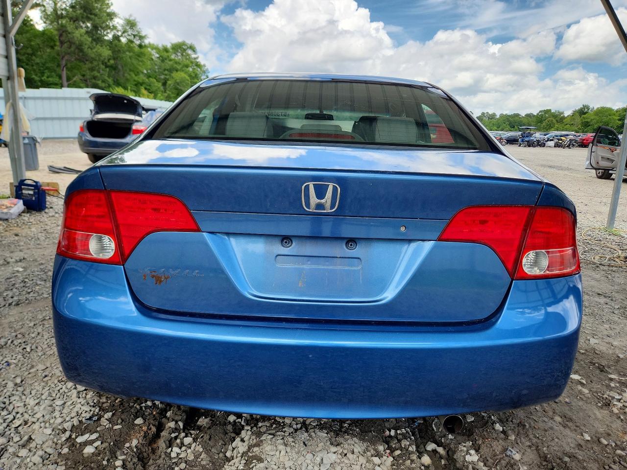 2006 Honda Civic Ex Blue vin: 2HGFA16816H507022