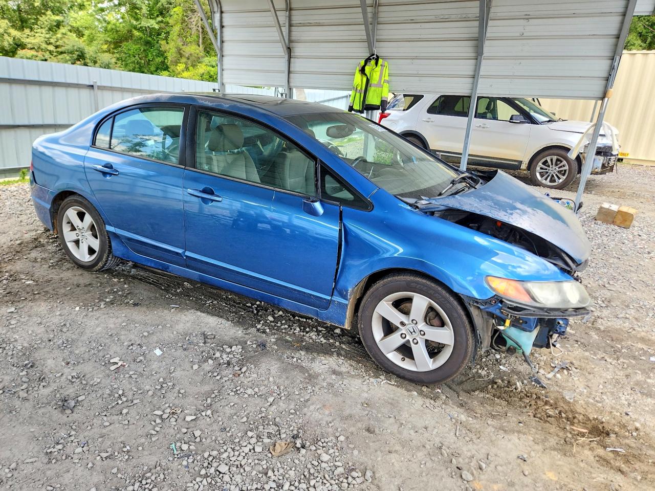 2006 Honda Civic Ex Blue vin: 2HGFA16816H507022