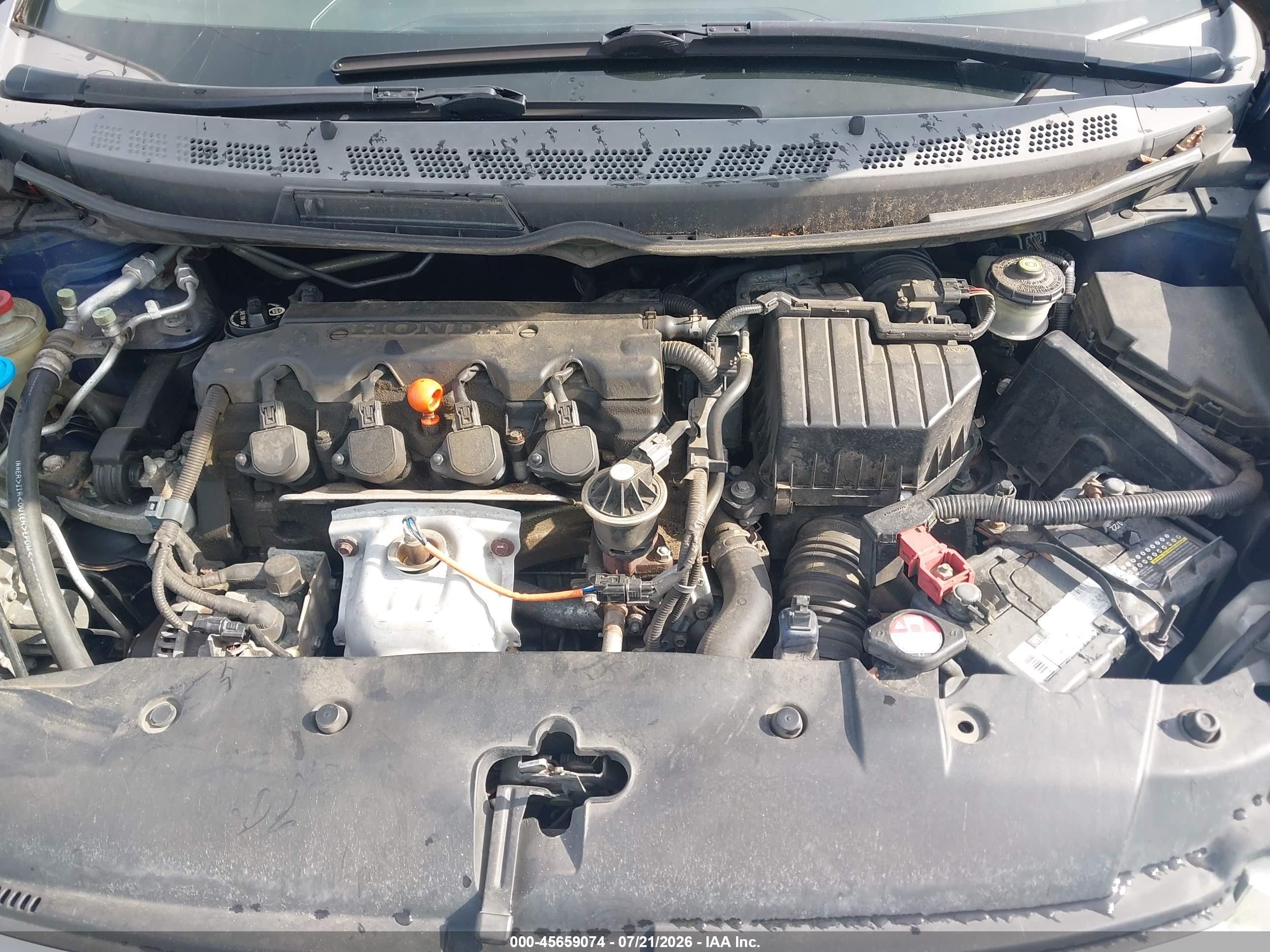 2007 Honda Civic Ex Blue vin: 2HGFA16817H507913