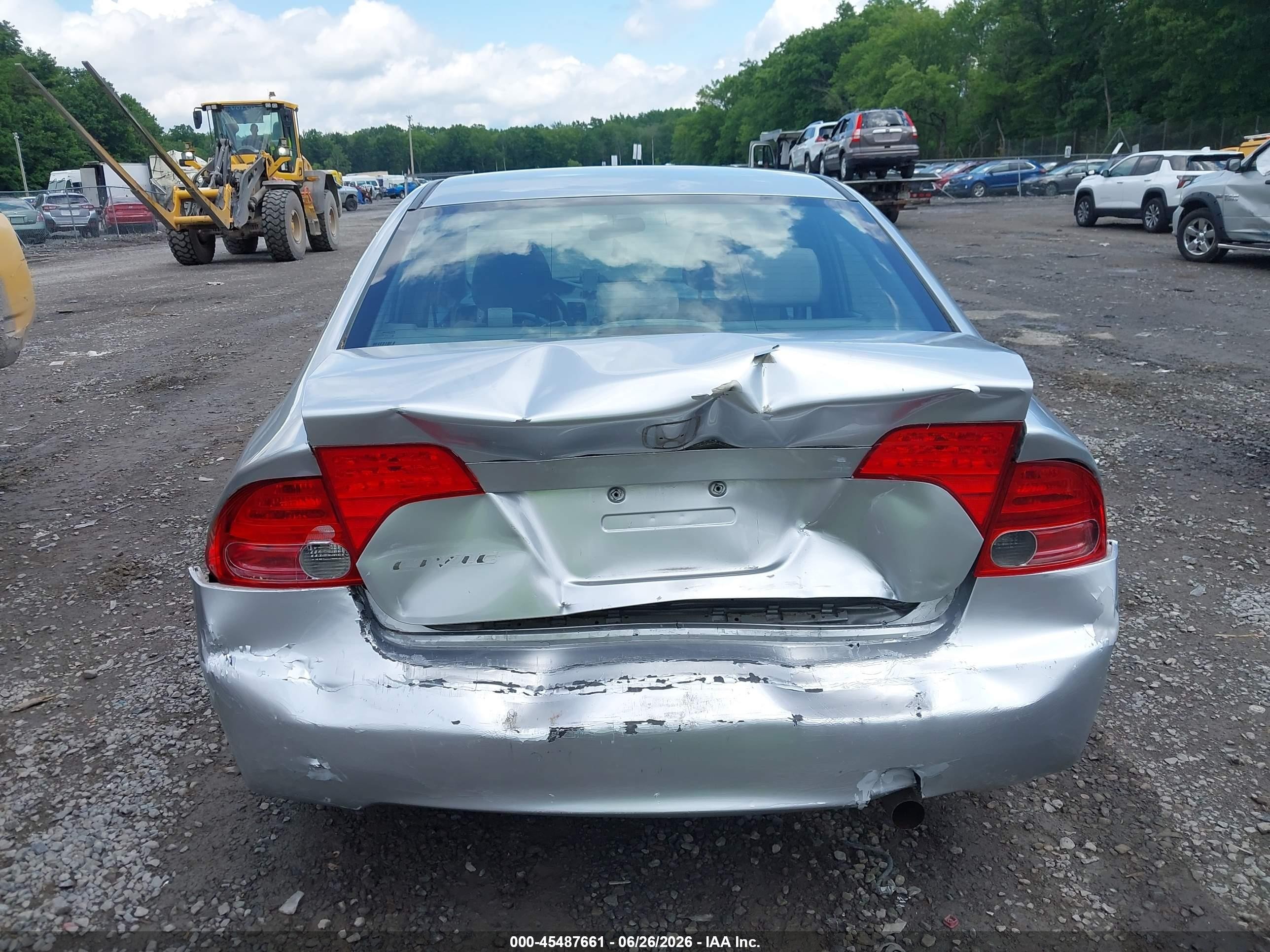 2008 Honda Civic Ex Silver vin: 2HGFA16818H309060