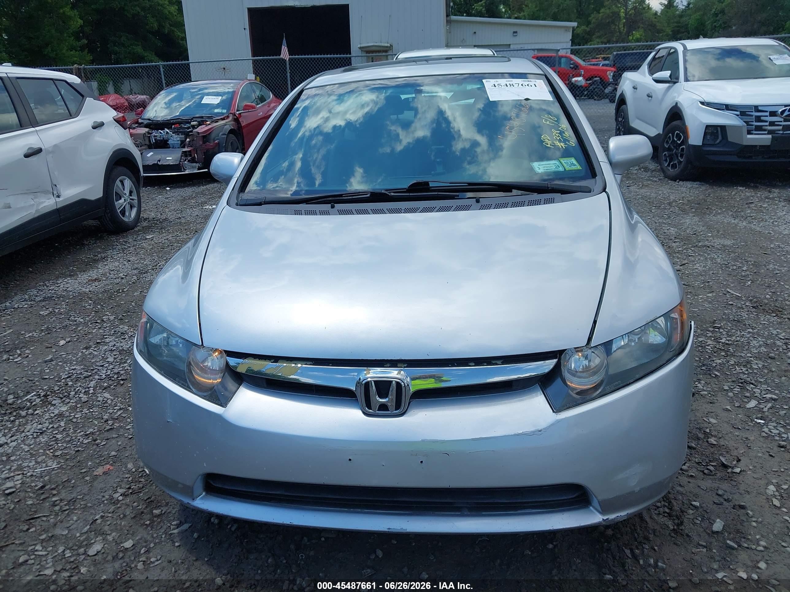 2008 Honda Civic Ex Silver vin: 2HGFA16818H309060