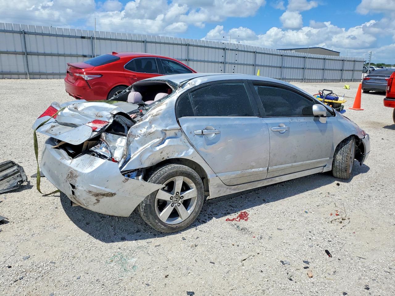 2008 Honda Civic Ex Silver vin: 2HGFA16818H312248
