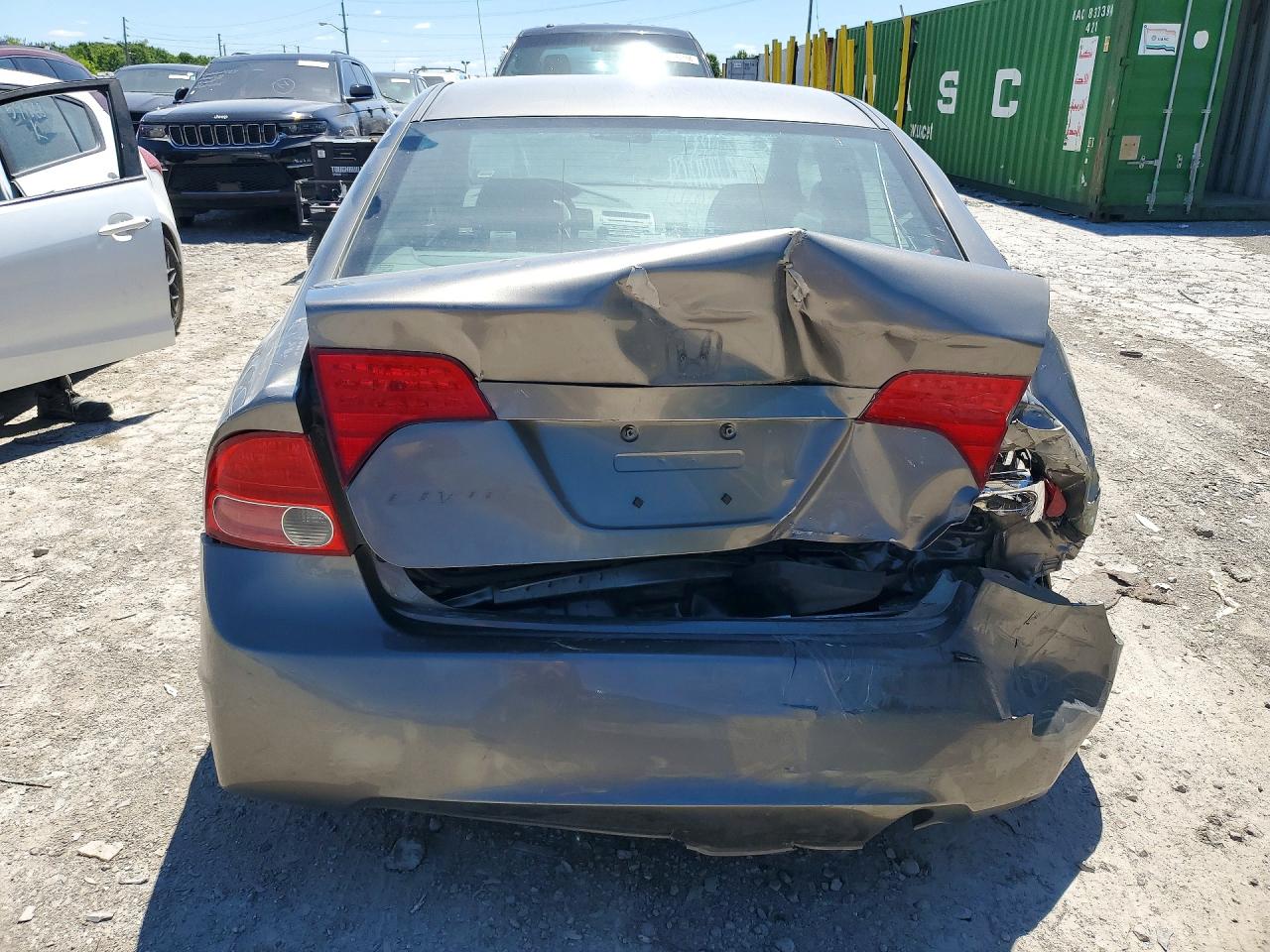 2008 Honda Civic Ex Gray vin: 2HGFA16818H351728