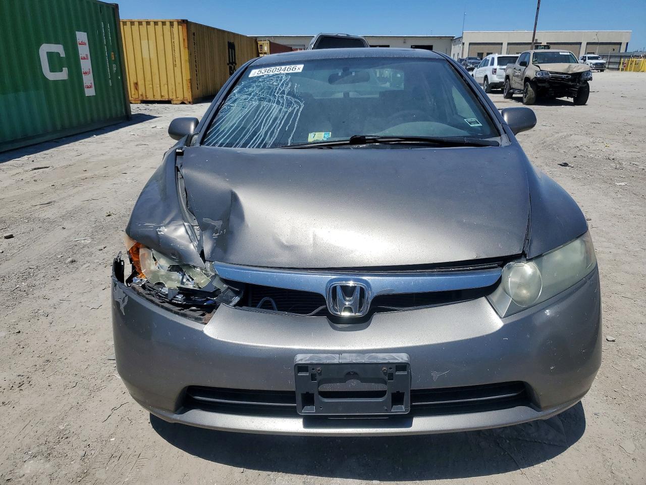 2008 Honda Civic Ex Gray vin: 2HGFA16818H351728