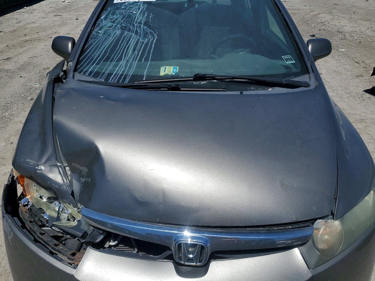 2008 Honda Civic Ex Gray vin: 2HGFA16818H351728