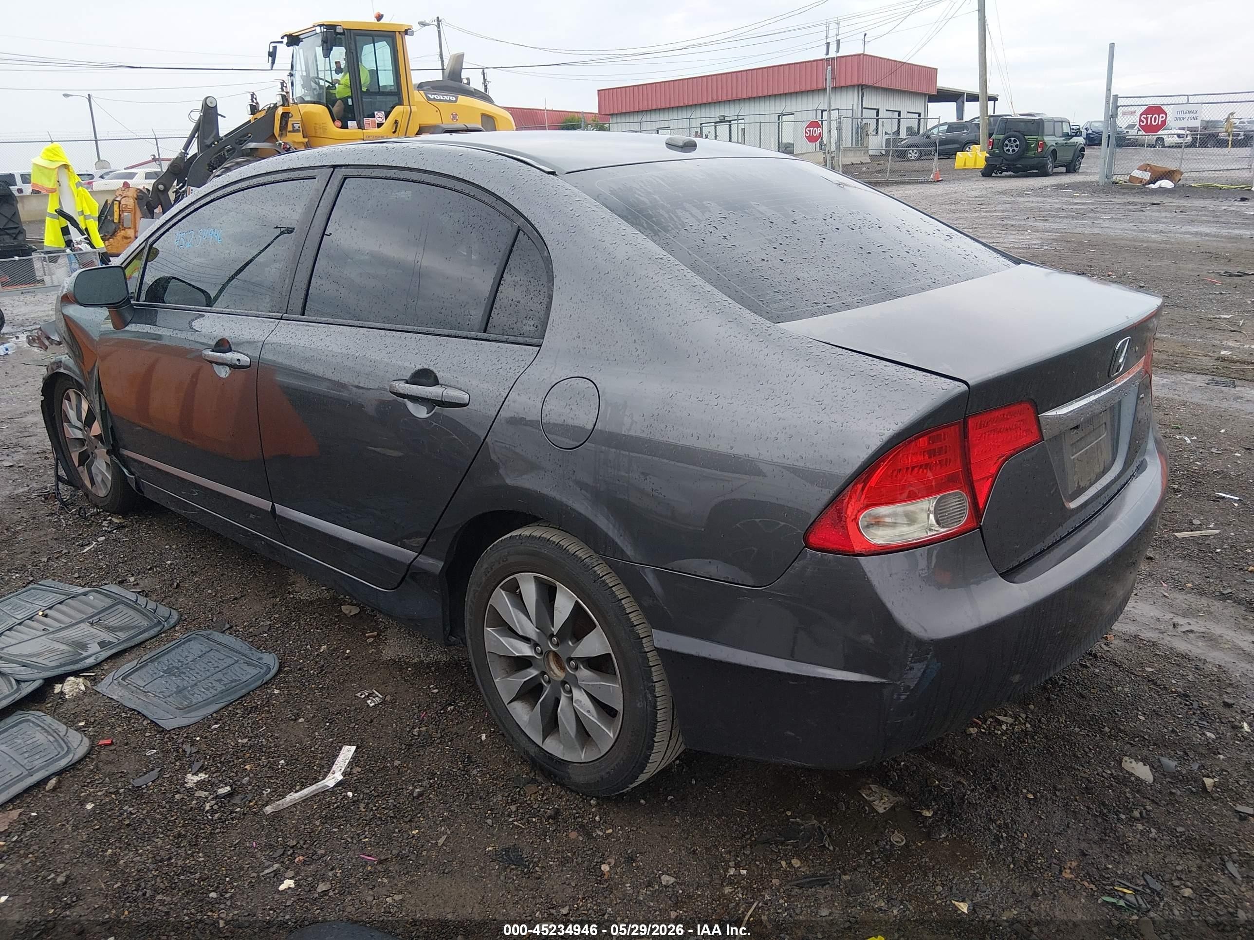 2009 Honda Civic Ex Gray vin: 2HGFA16819H306581