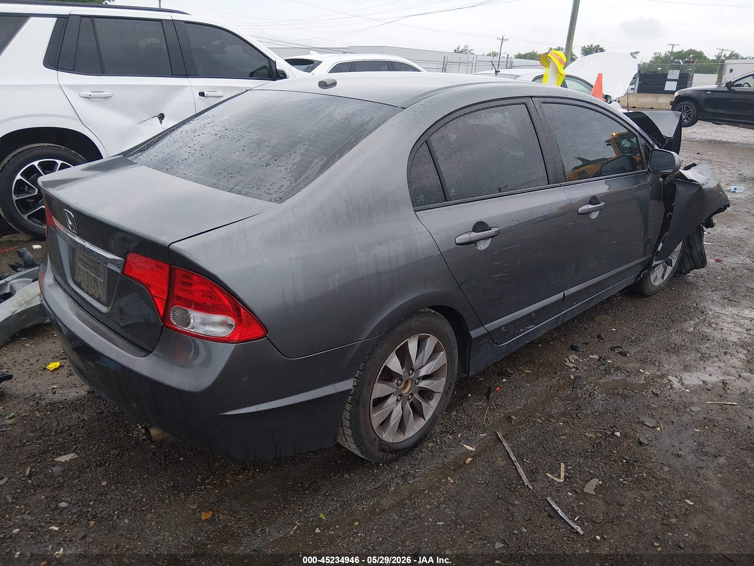 2009 Honda Civic Ex Gray vin: 2HGFA16819H306581
