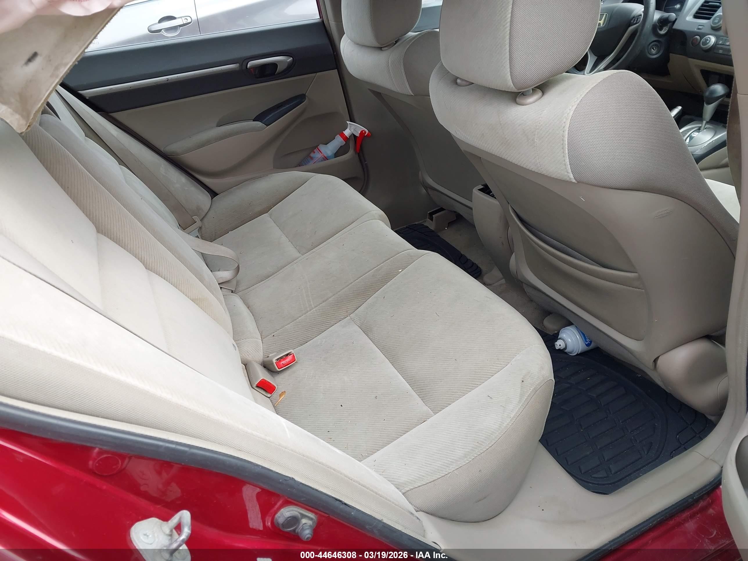 2009 Honda Civic Ex Red vin: 2HGFA16819H336003