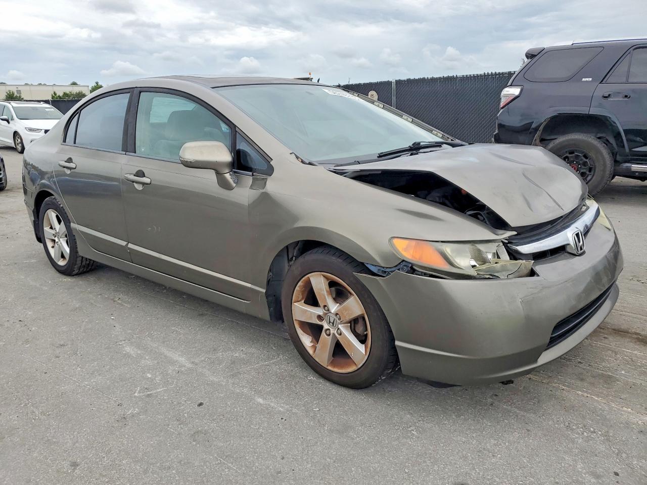 2008 Honda Civic Ex Gray vin: 2HGFA16828H311318