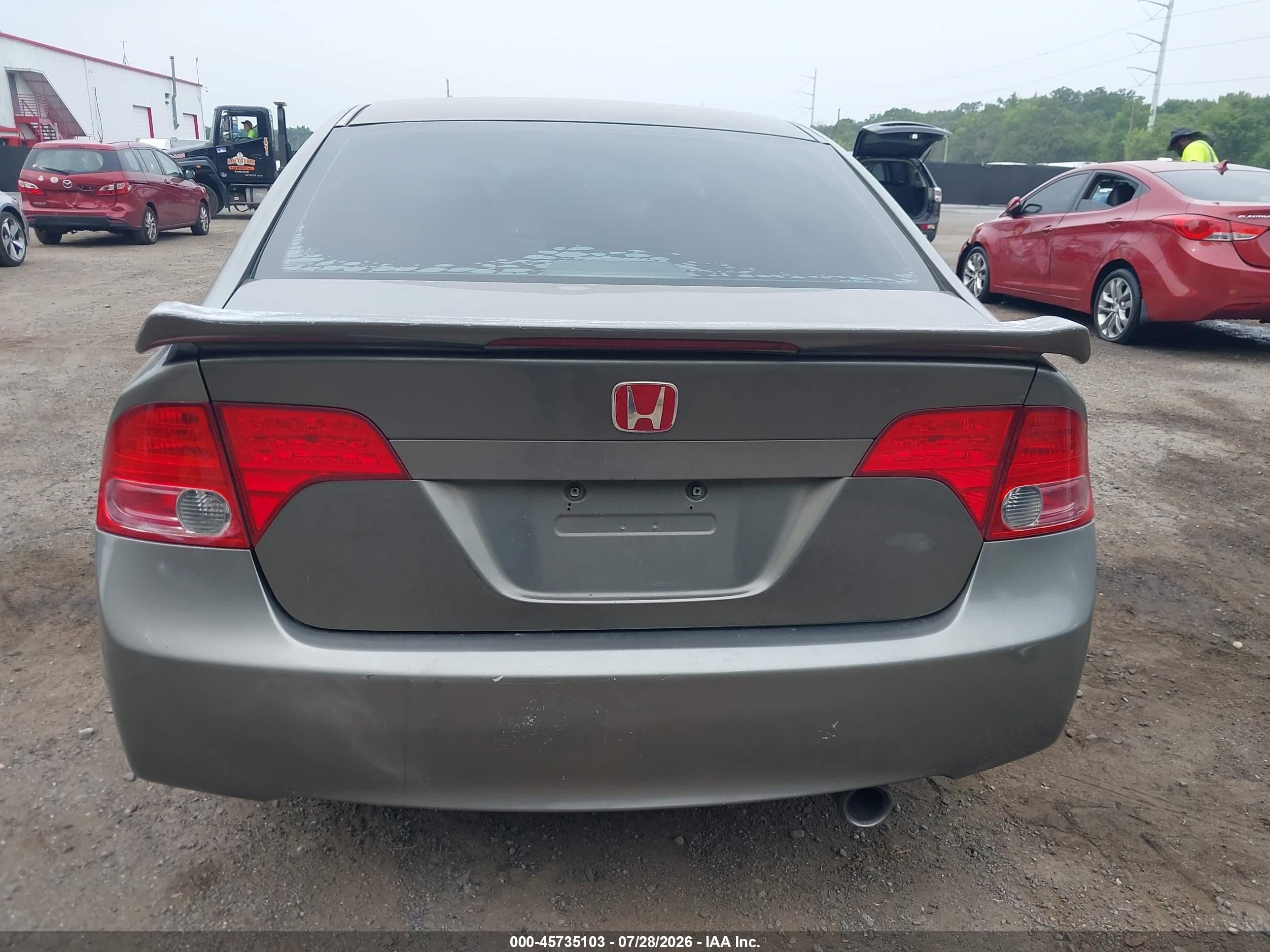 2008 Honda Civic Ex Серый vin: 2HGFA16828H314610
