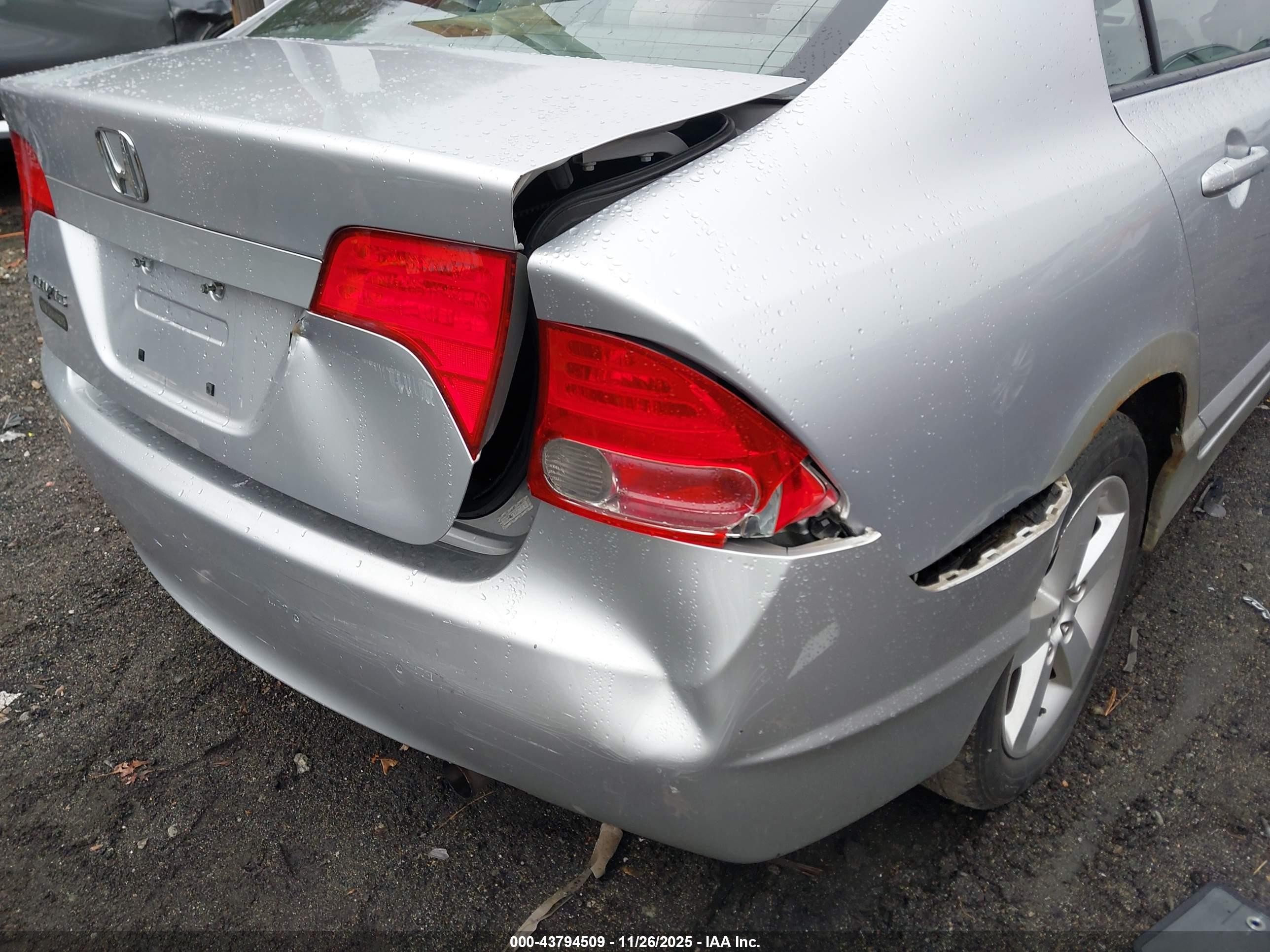 2008 Honda Civic Ex Silver vin: 2HGFA16828H316275