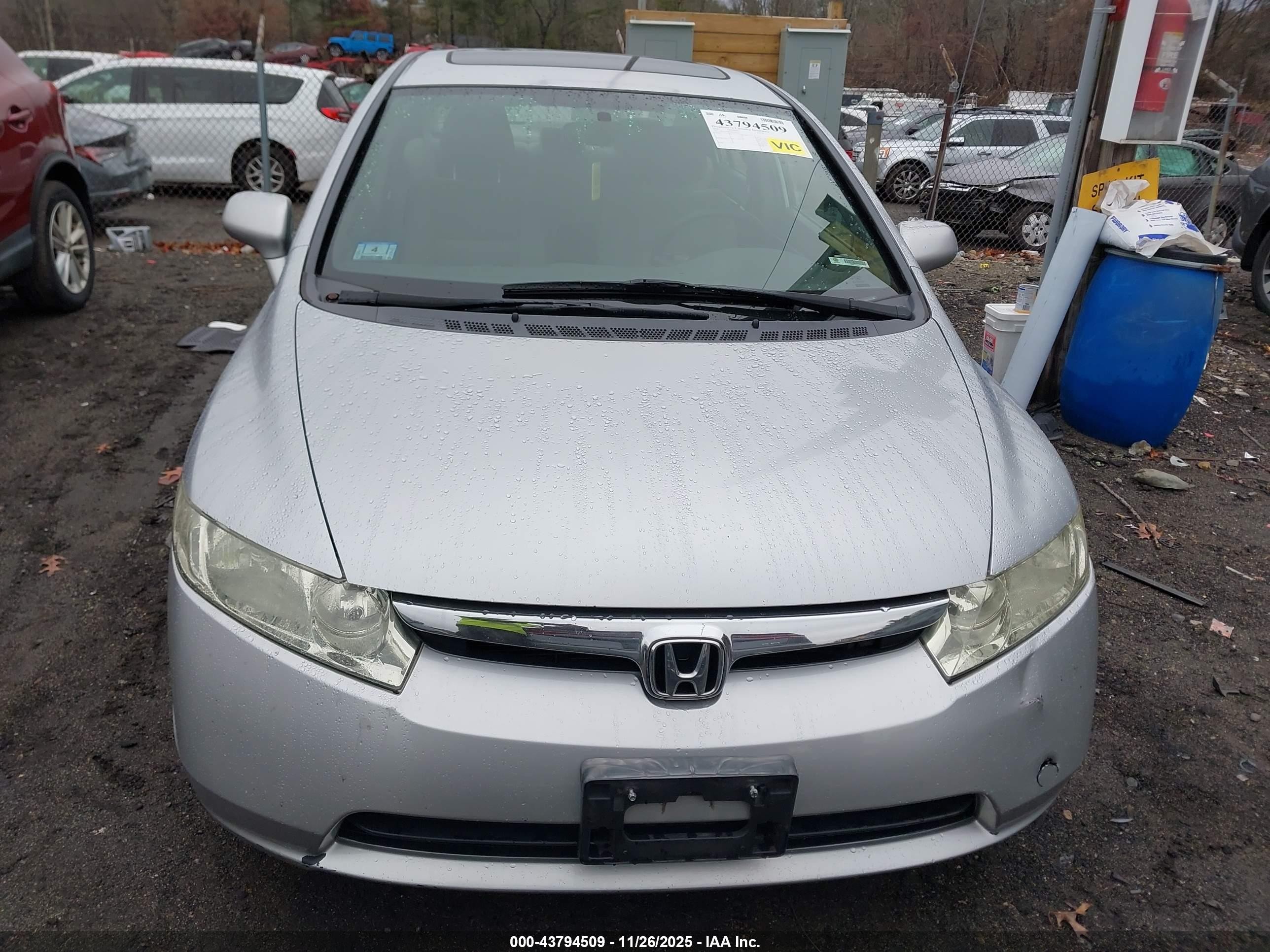 2008 Honda Civic Ex Silver vin: 2HGFA16828H316275