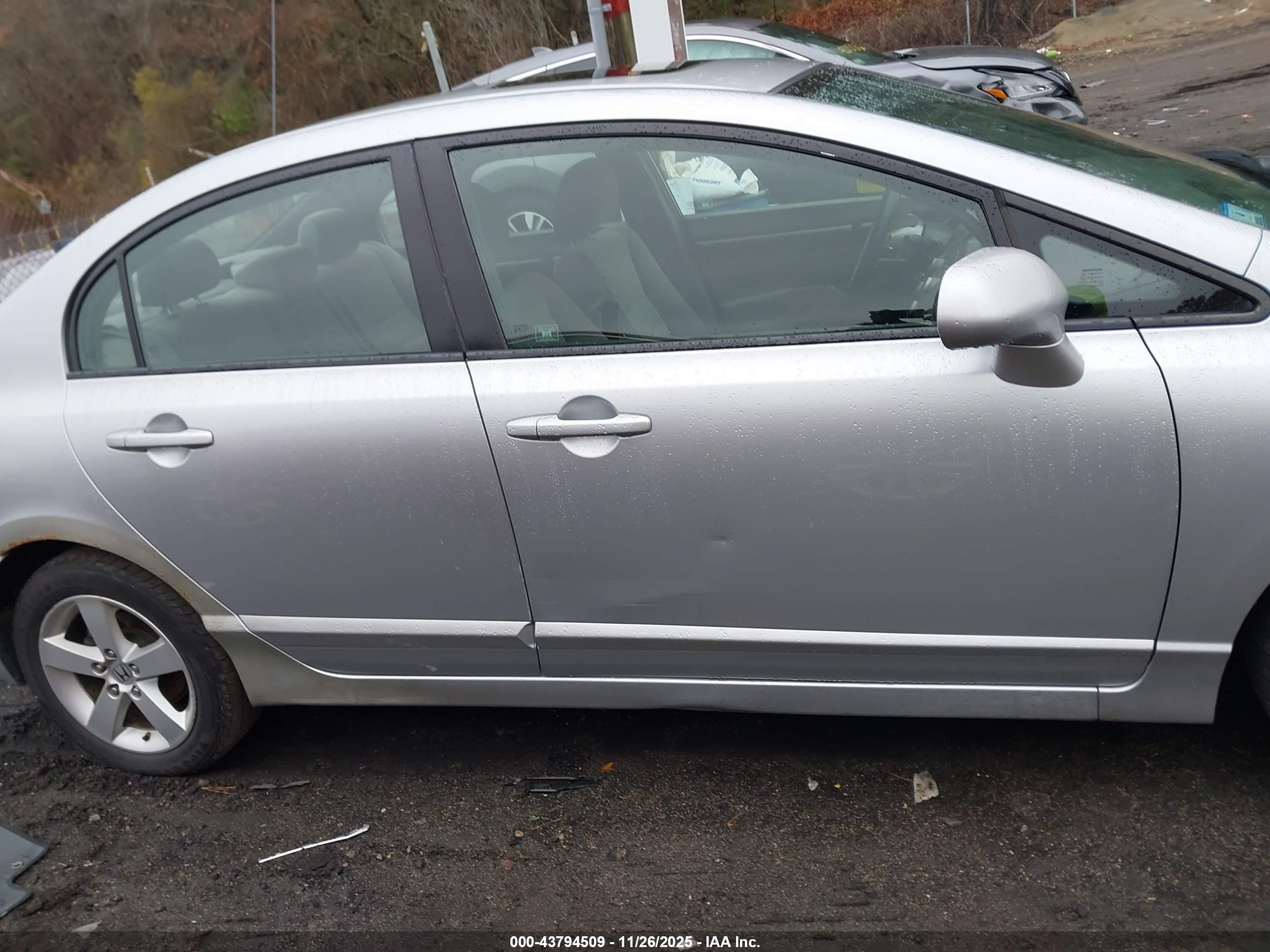 2008 Honda Civic Ex Silver vin: 2HGFA16828H316275
