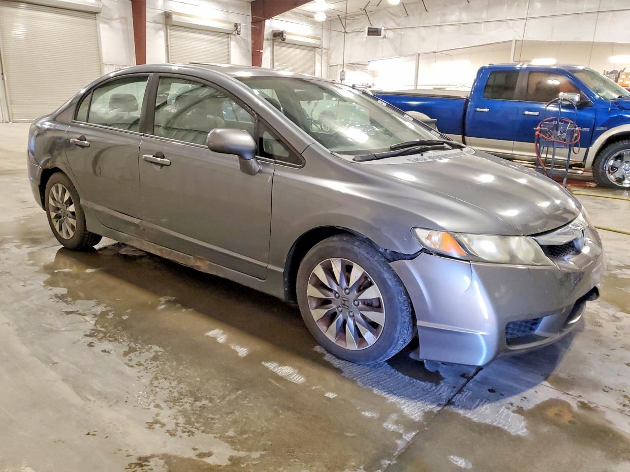 2009 Honda Civic Ex Gray vin: 2HGFA16829H311403