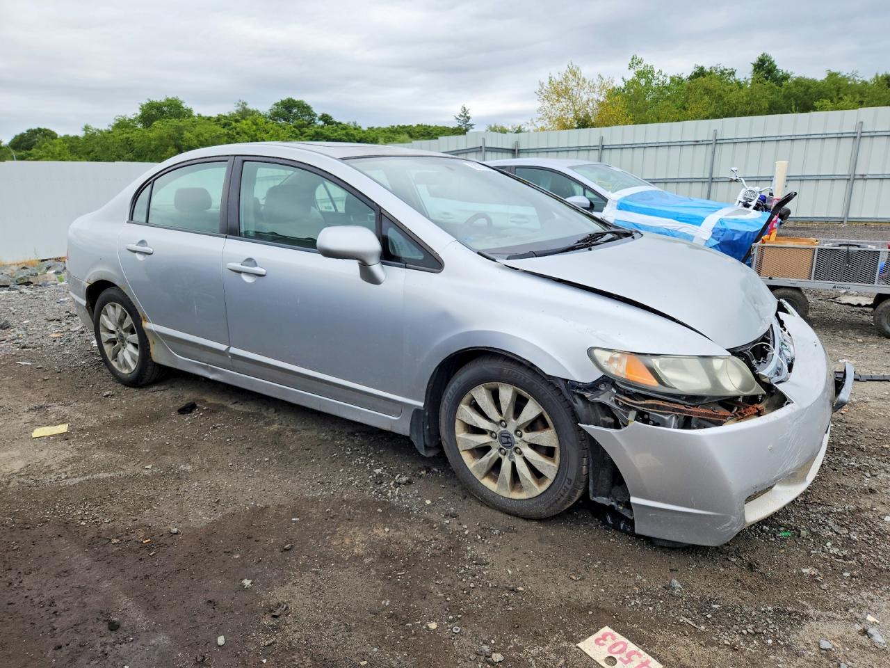 2009 Honda Civic Ex Silver vin: 2HGFA16829H349472