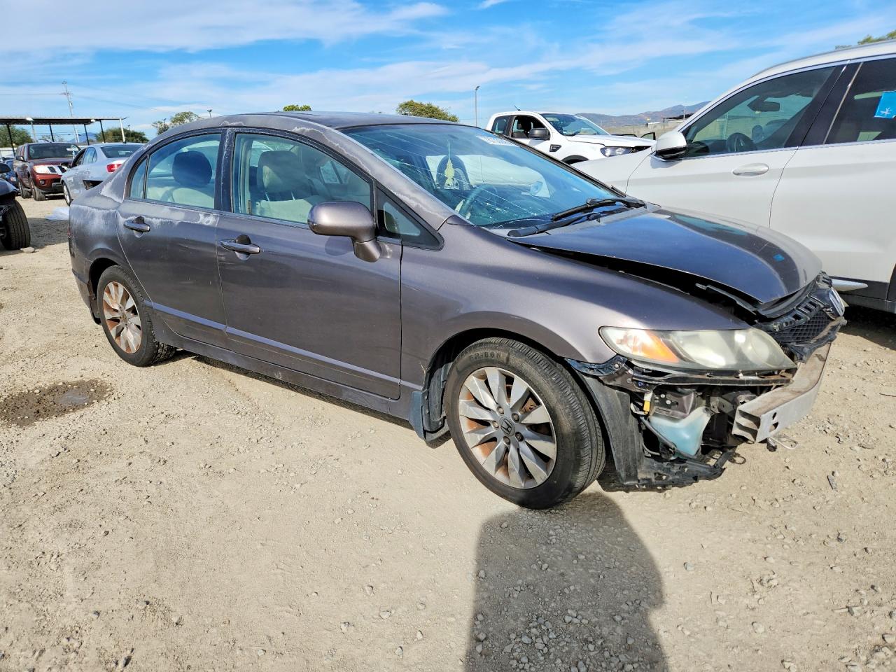 2009 Honda Civic Ex Gray vin: 2HGFA16829H528949