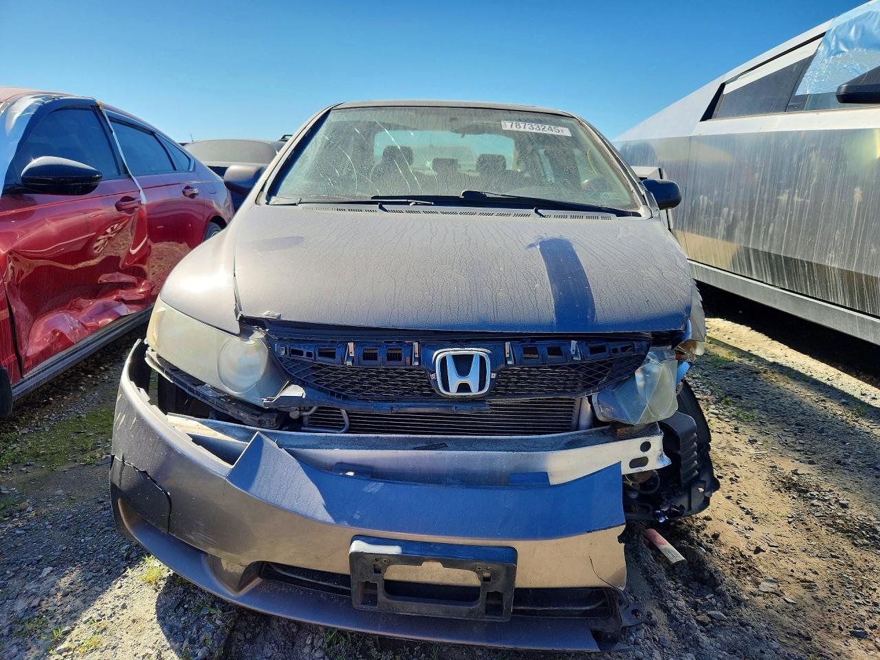 2009 Honda Civic Ex Gray vin: 2HGFA16829H528949
