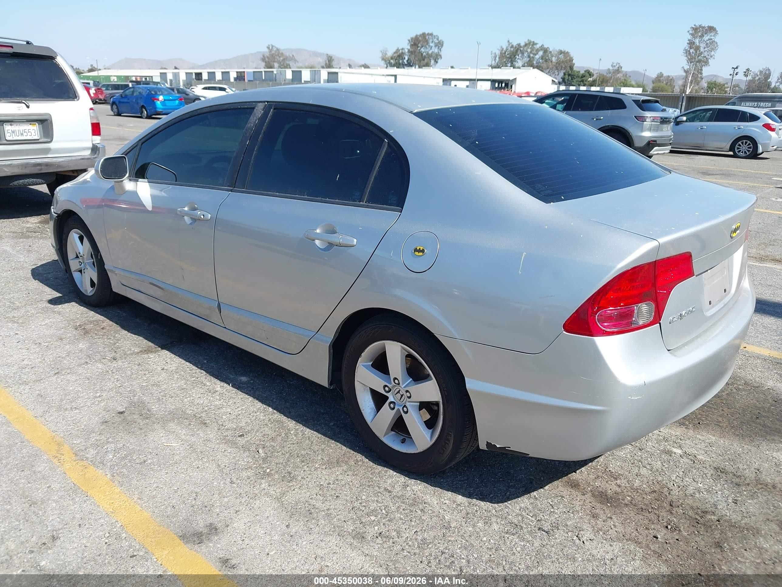 2008 Honda Civic Ex Silver vin: 2HGFA16838H304331
