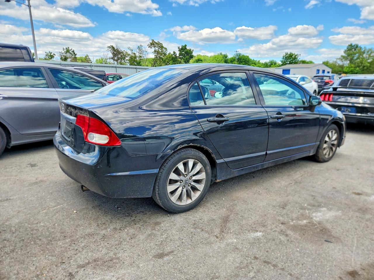 2009 Honda Civic Ex Black vin: 2HGFA16839H308431
