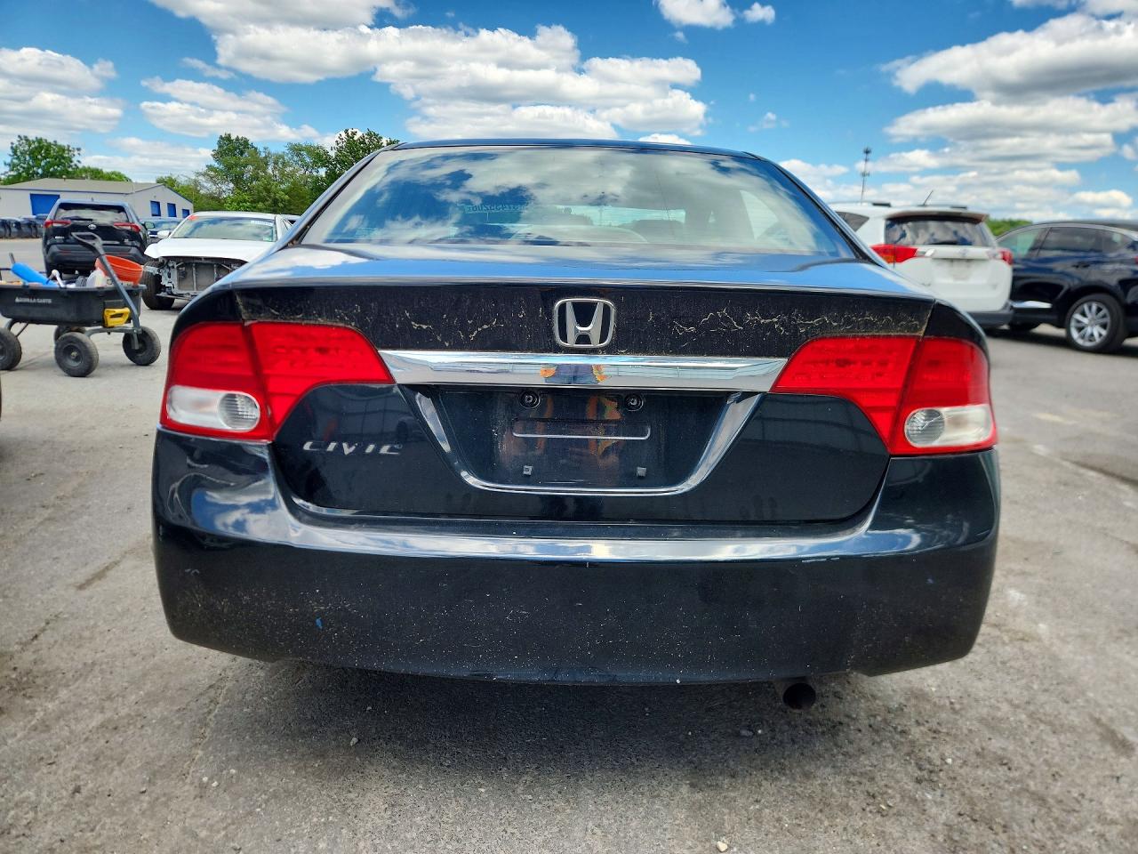 2009 Honda Civic Ex Black vin: 2HGFA16839H308431
