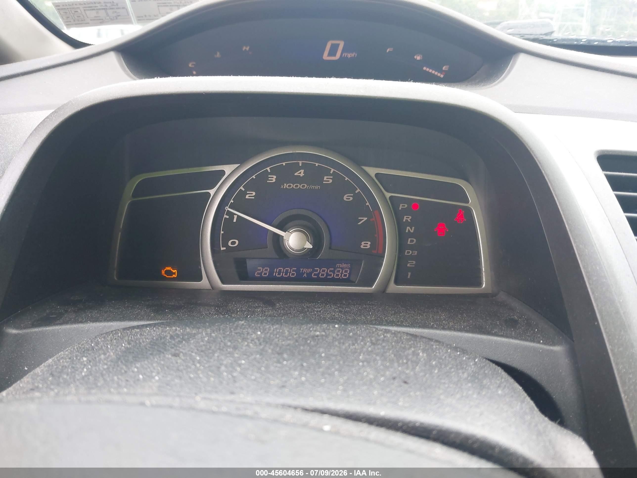 2009 Honda Civic Ex White vin: 2HGFA16839H320448