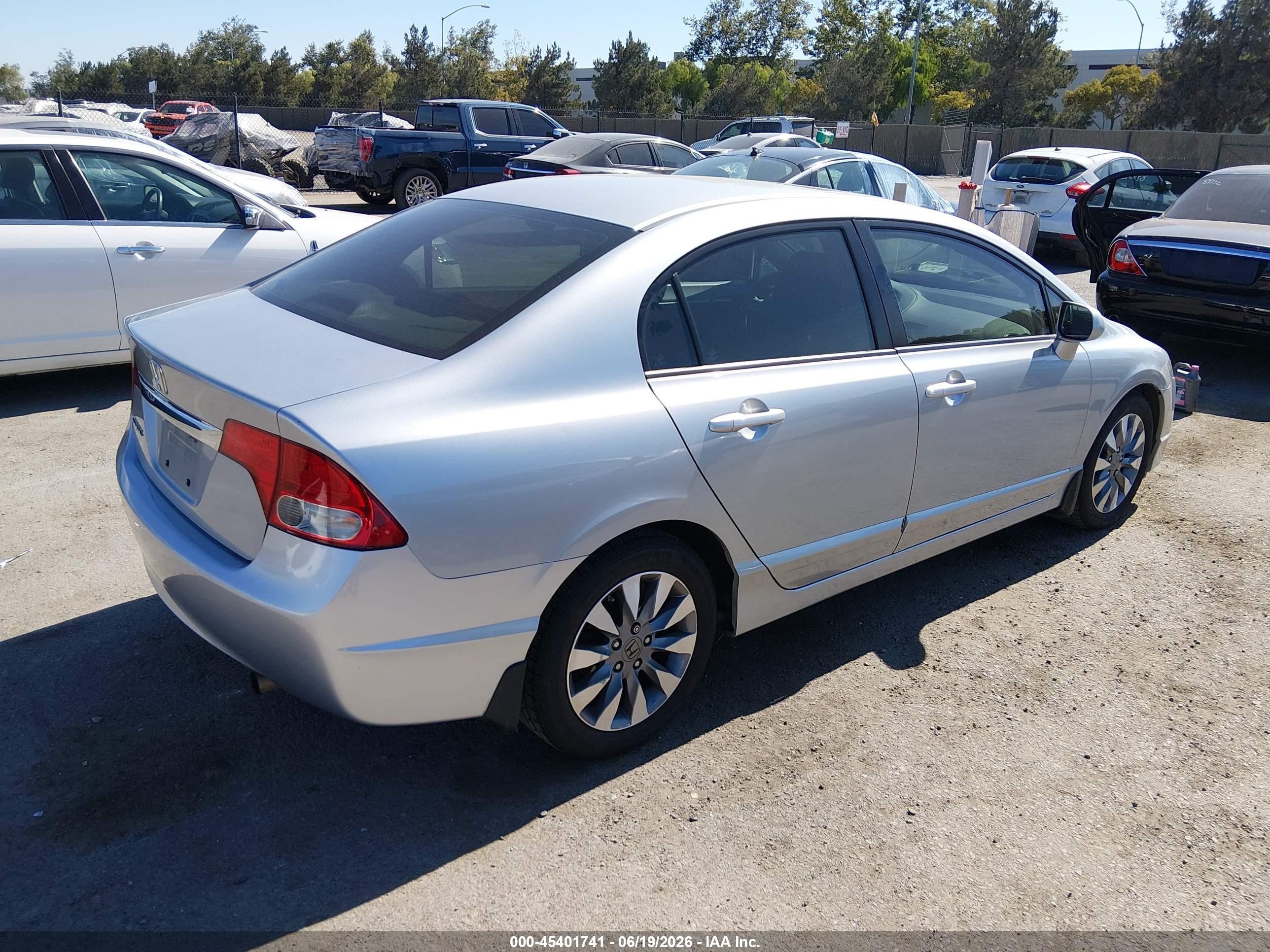 2009 Honda Civic Ex Серебряный vin: 2HGFA16839H334351