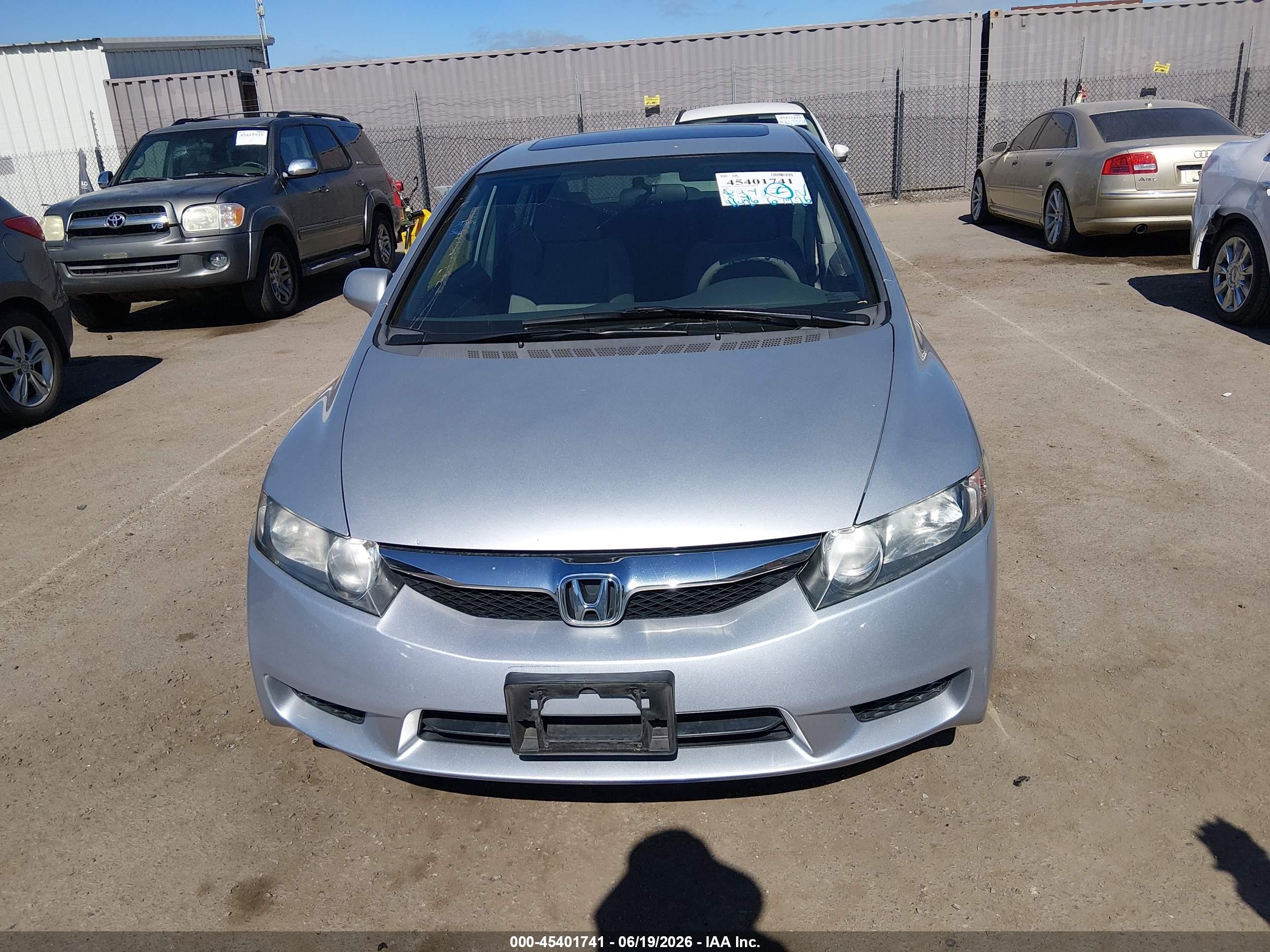 2009 Honda Civic Ex Серебряный vin: 2HGFA16839H334351