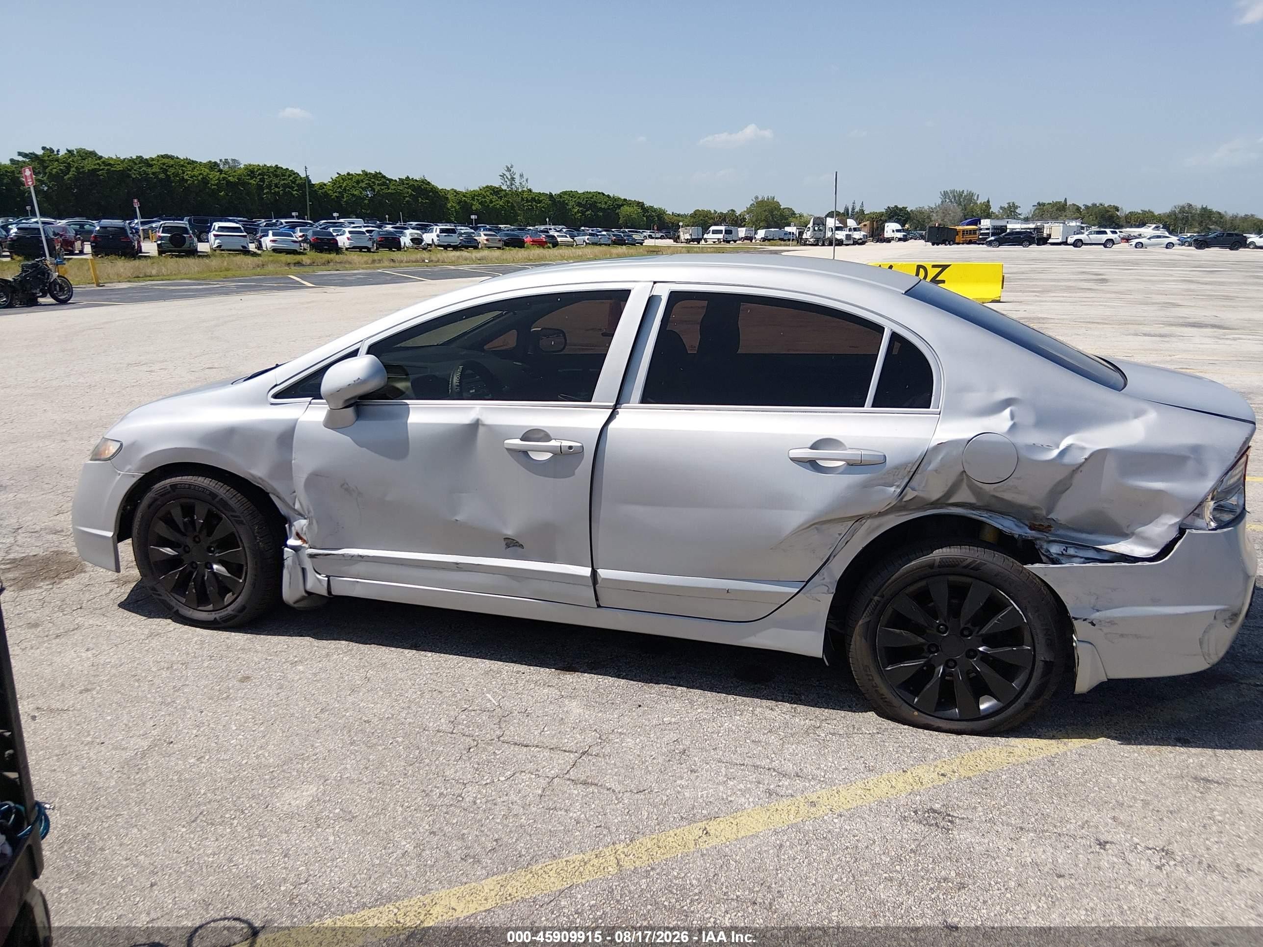2009 Honda Civic Ex Серебряный vin: 2HGFA16839H358259