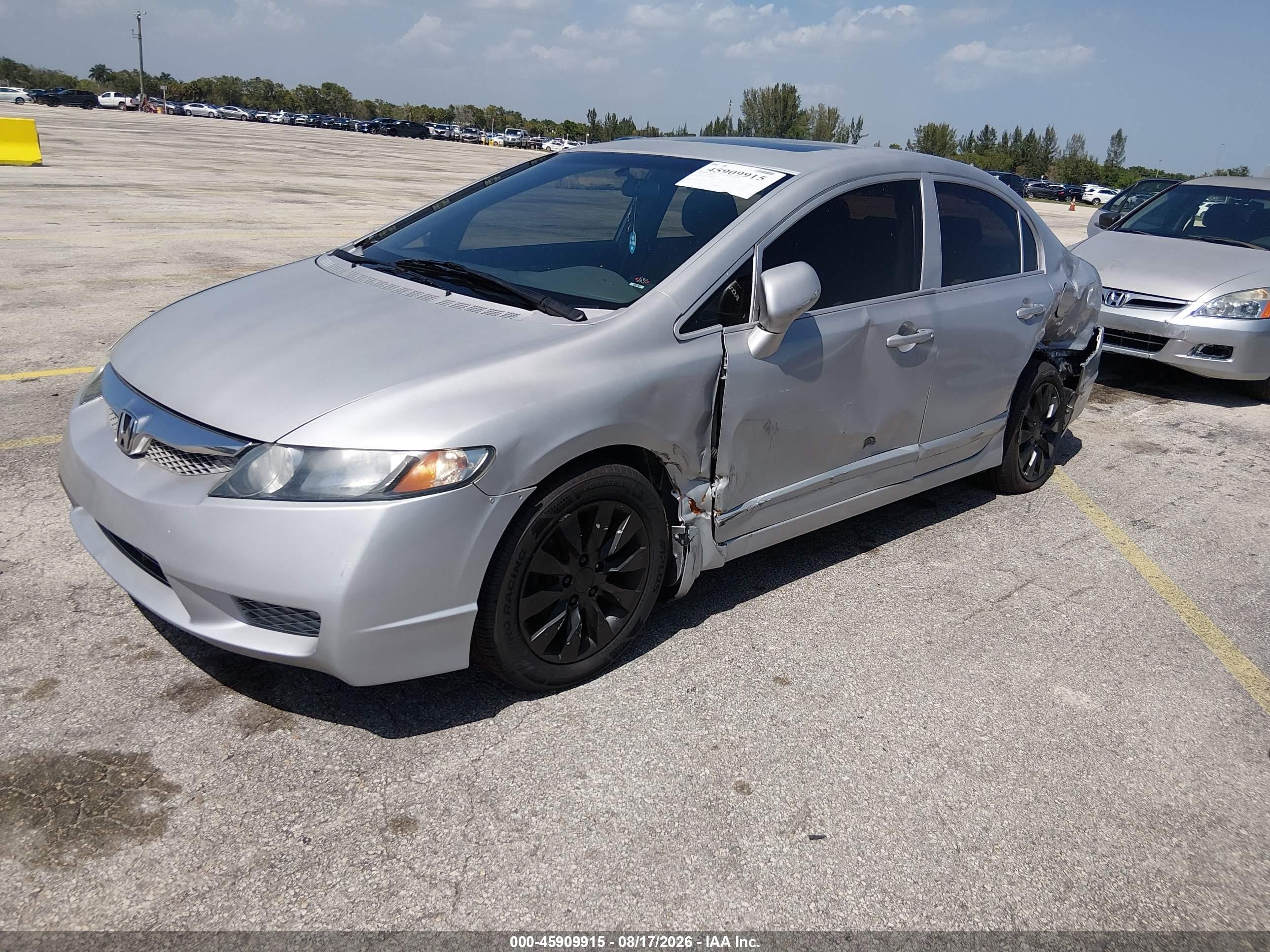 2009 Honda Civic Ex Серебряный vin: 2HGFA16839H358259