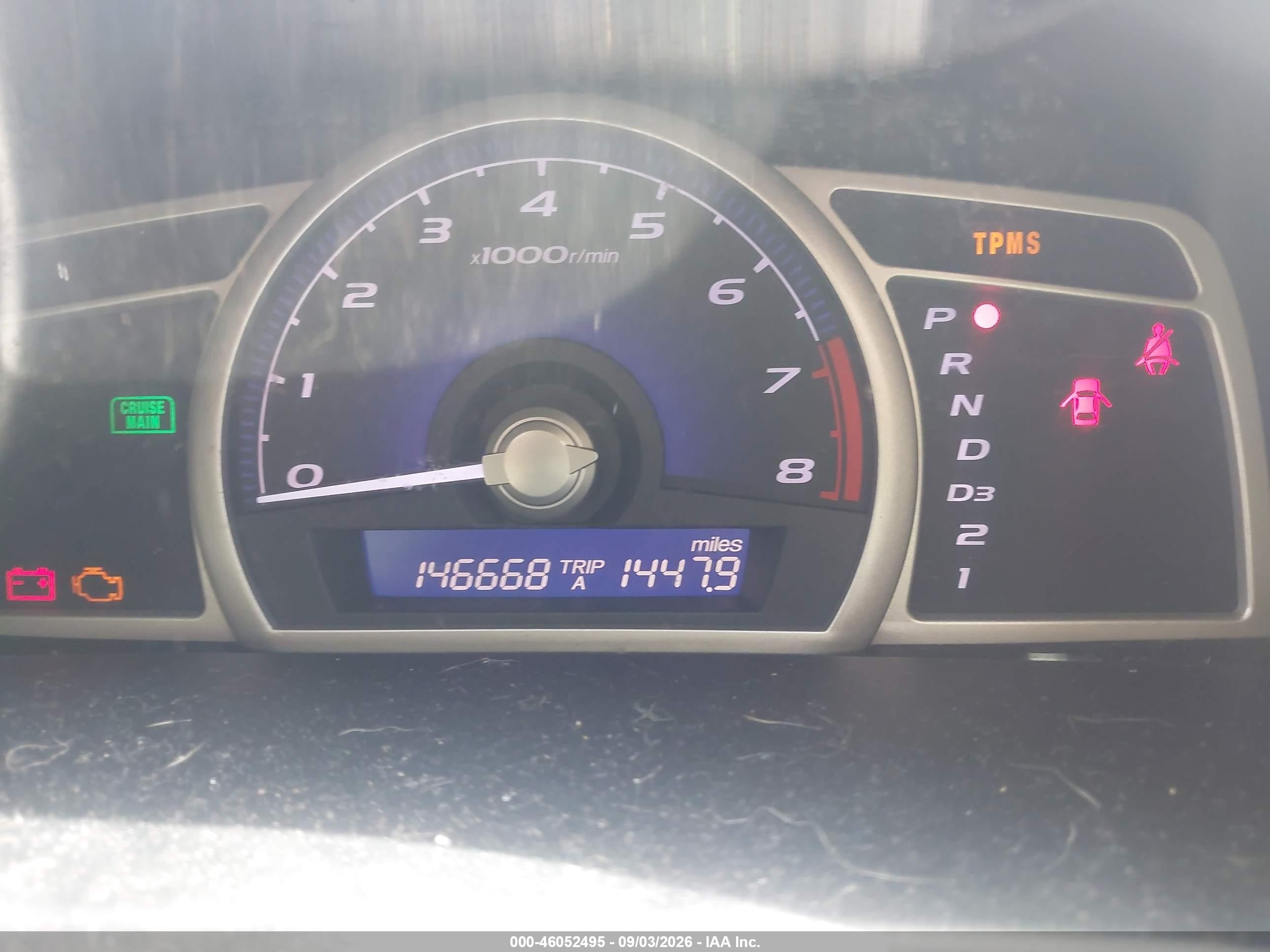 2009 Honda Civic Ex Burgundy vin: 2HGFA16839H542505