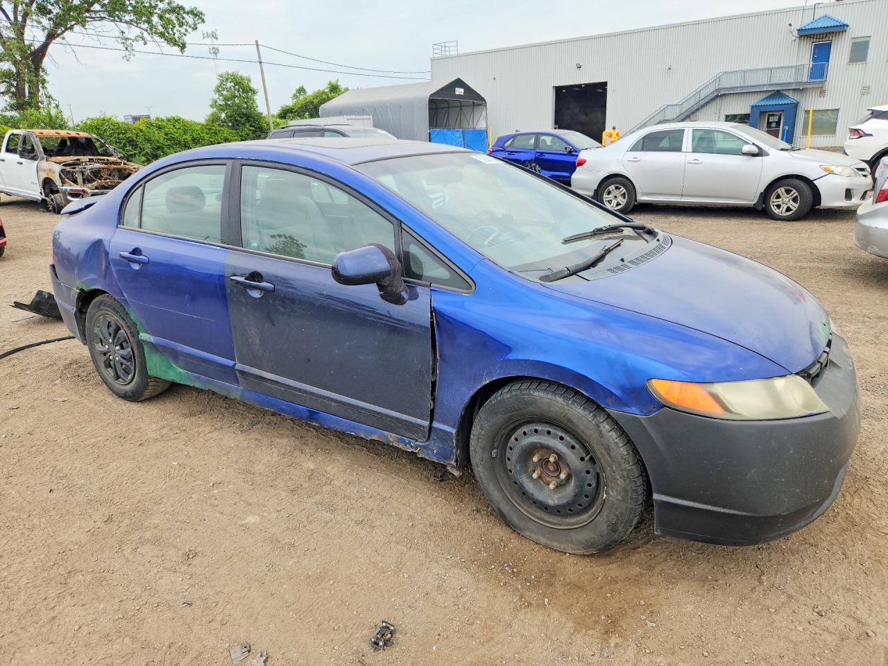 2006 Honda Civic Ex Blue vin: 2HGFA16846H020137