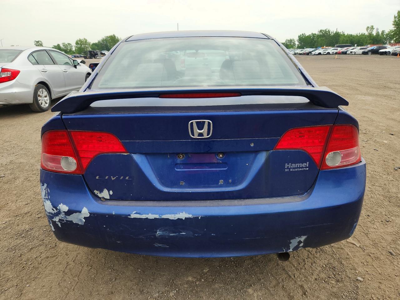 2006 Honda Civic Ex Blue vin: 2HGFA16846H020137