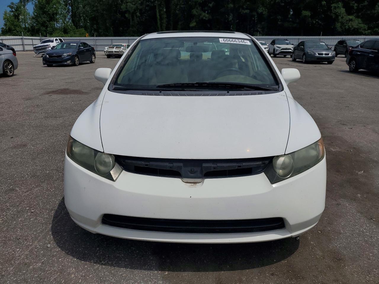 2006 Honda Civic Ex White vin: 2HGFA16846H508343