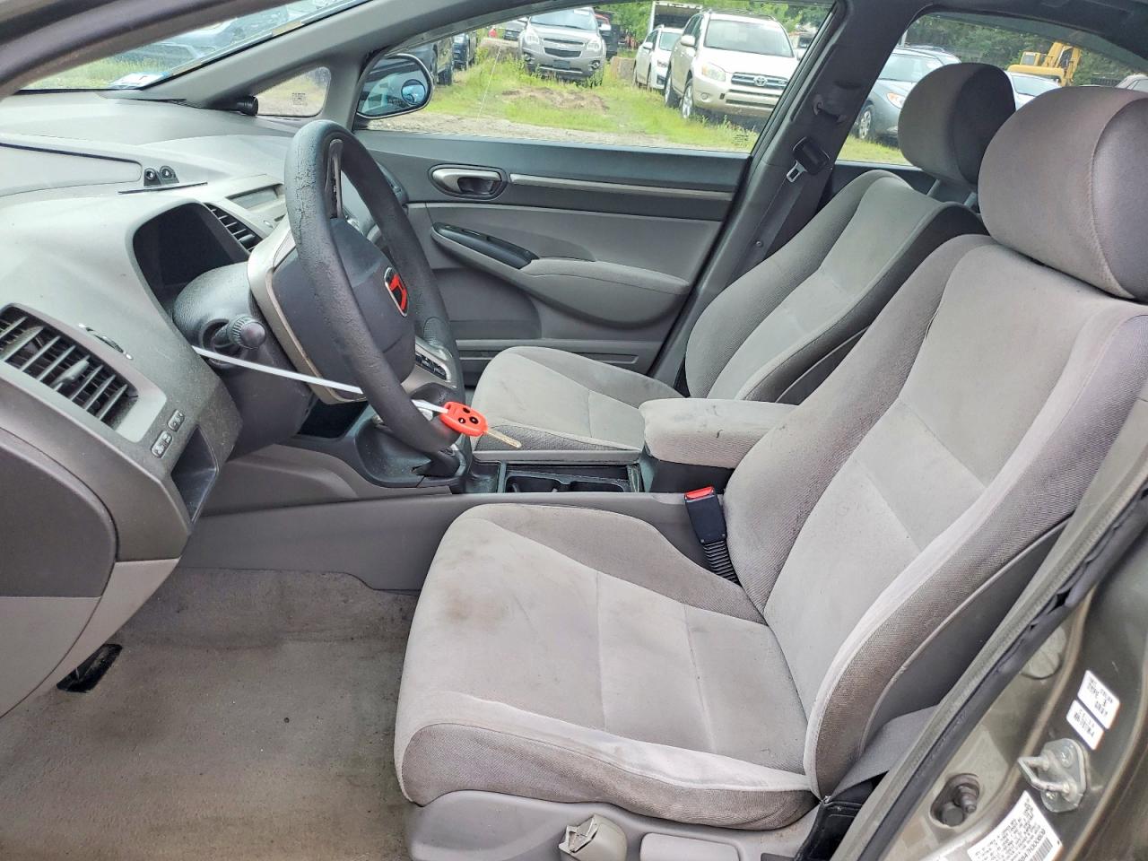 2007 Honda Civic Ex Серый vin: 2HGFA16847H300609
