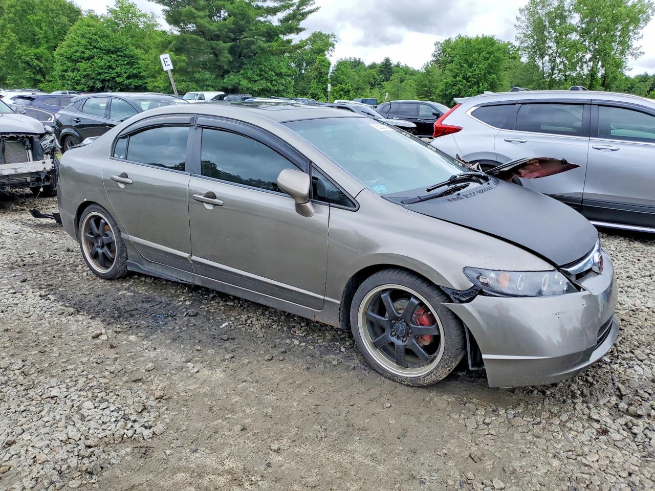 2007 Honda Civic Ex Серый vin: 2HGFA16847H300609