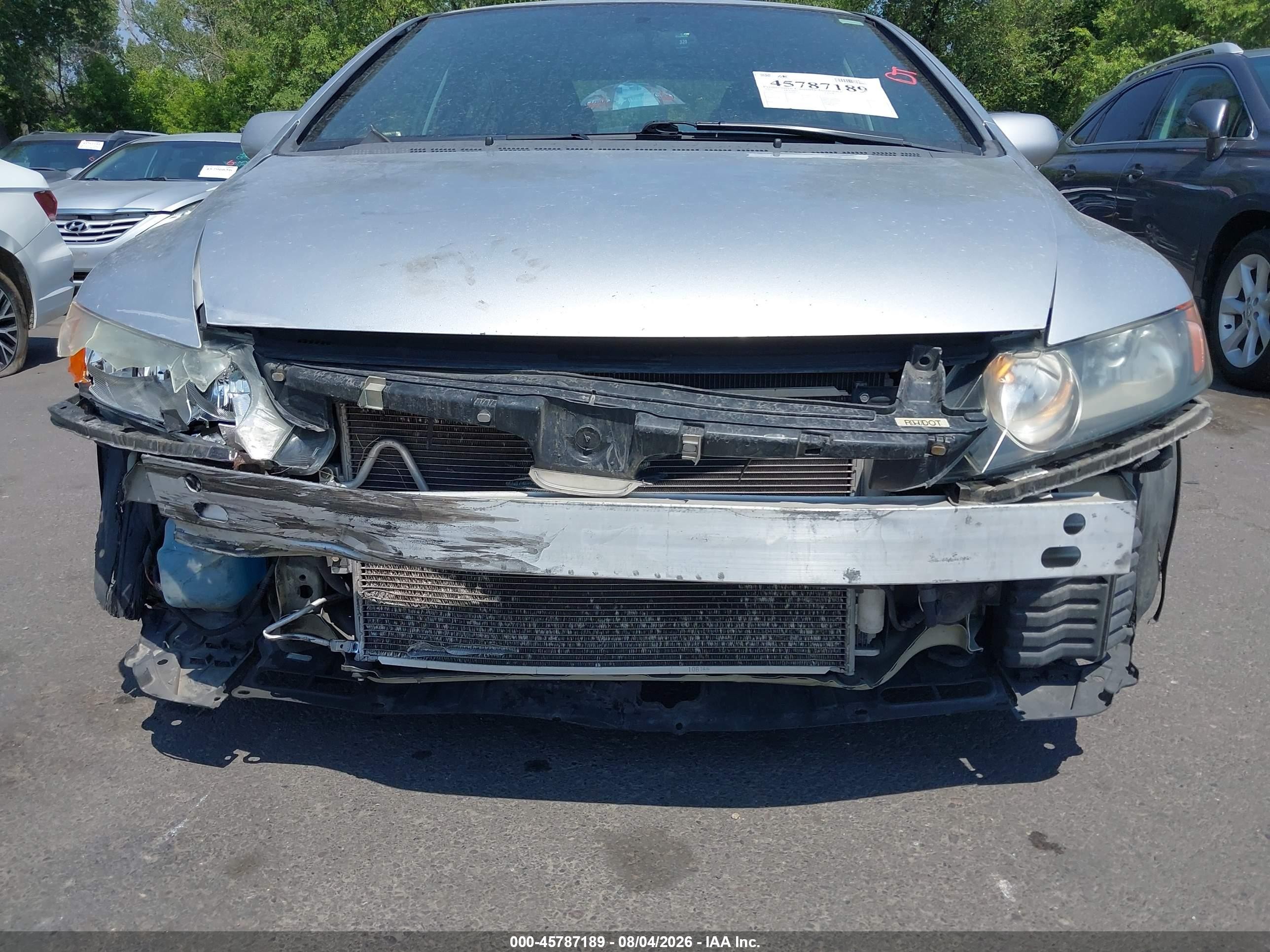 2007 Honda Civic Ex Silver vin: 2HGFA16847H308225