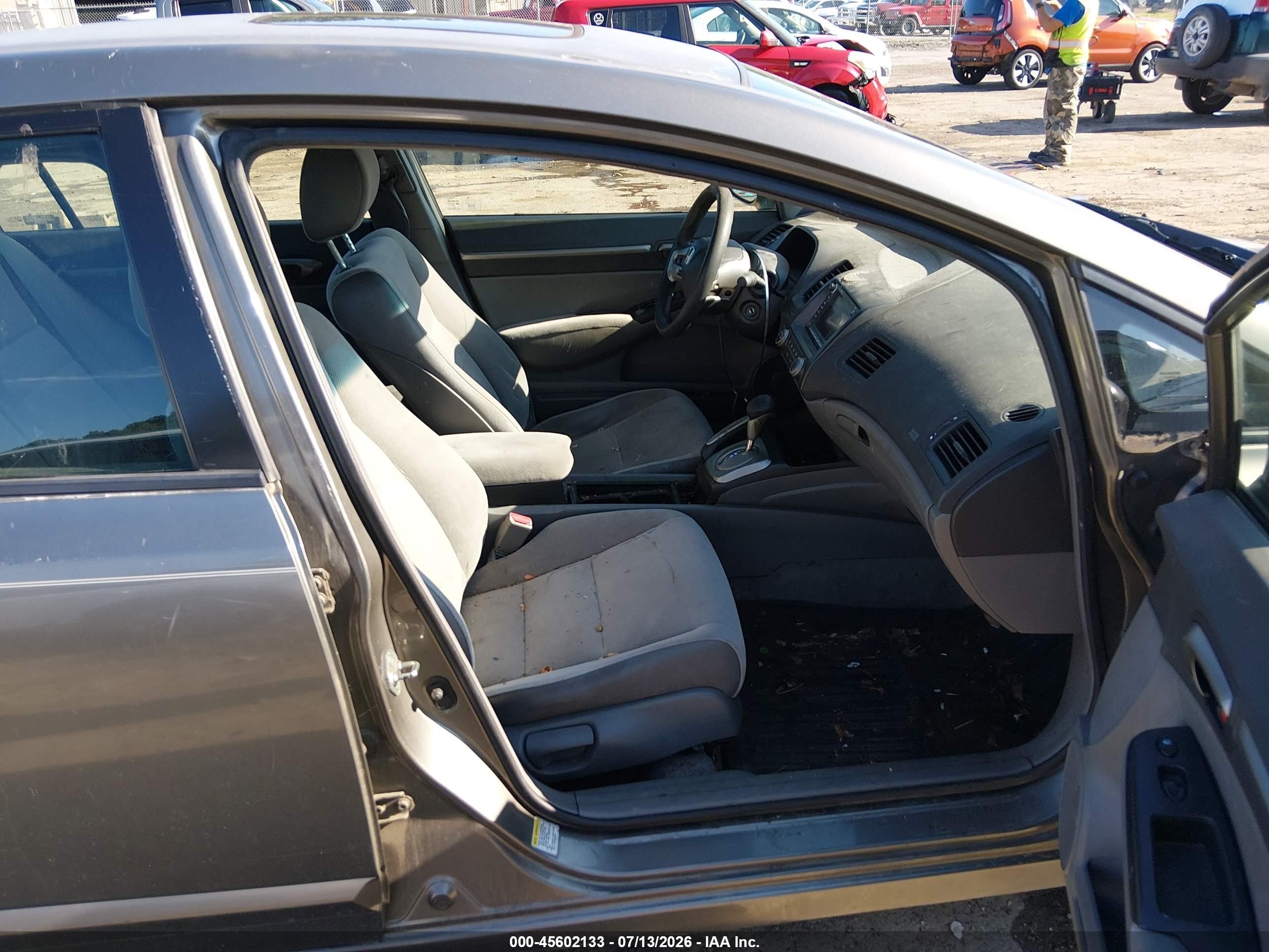 2007 Honda Civic Ex Gray vin: 2HGFA16847H504844