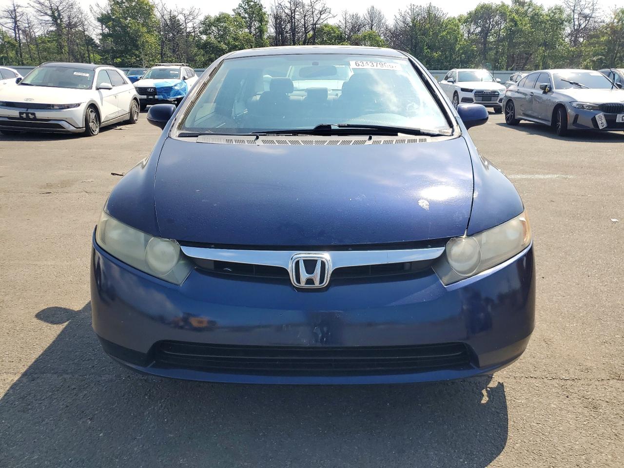 2007 Honda Civic Ex Blue vin: 2HGFA16847H505931