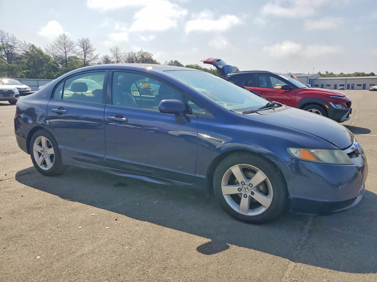 2007 Honda Civic Ex Blue vin: 2HGFA16847H505931