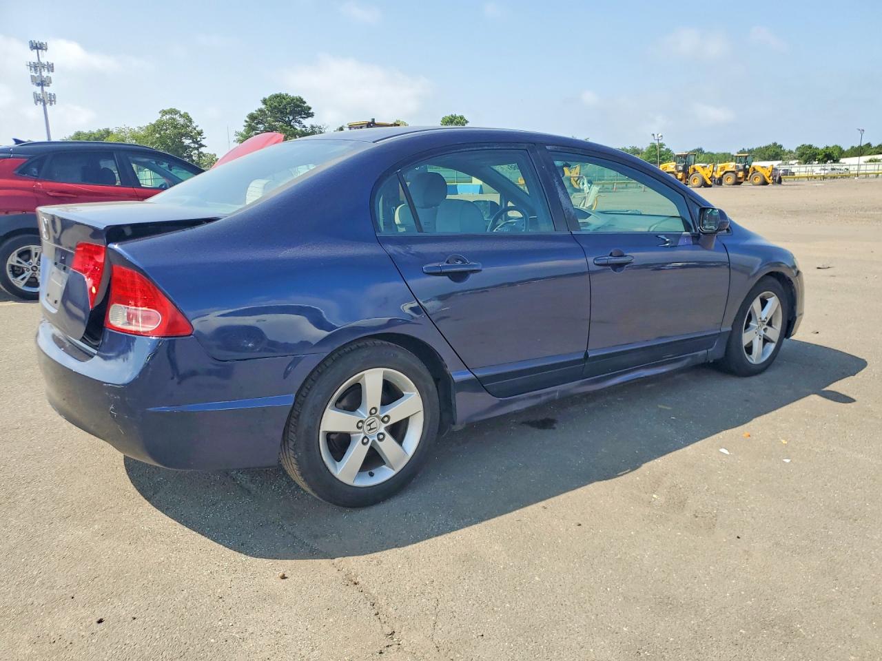 2007 Honda Civic Ex Blue vin: 2HGFA16847H505931