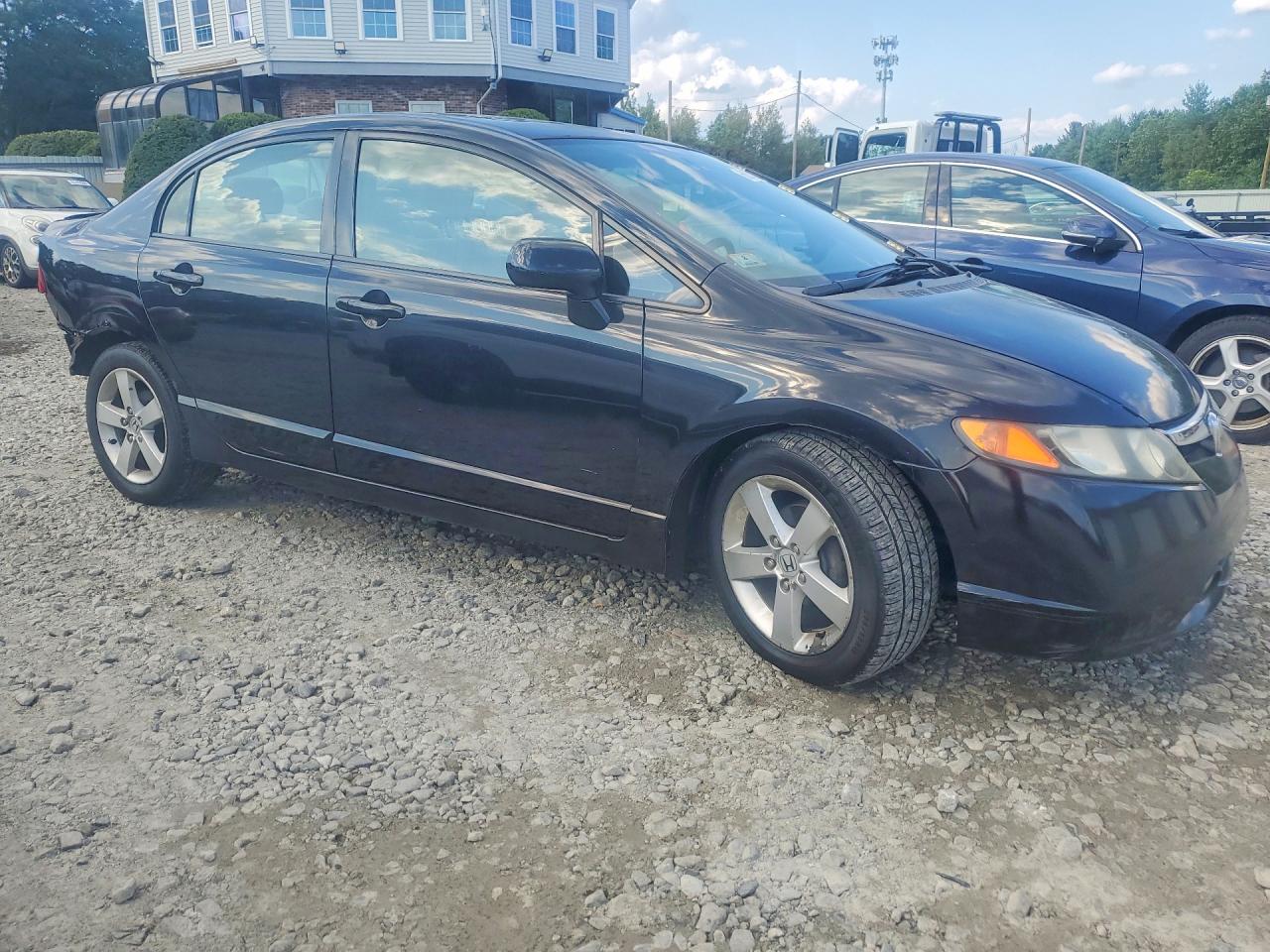 2008 Honda Civic Ex Black vin: 2HGFA16848H306332